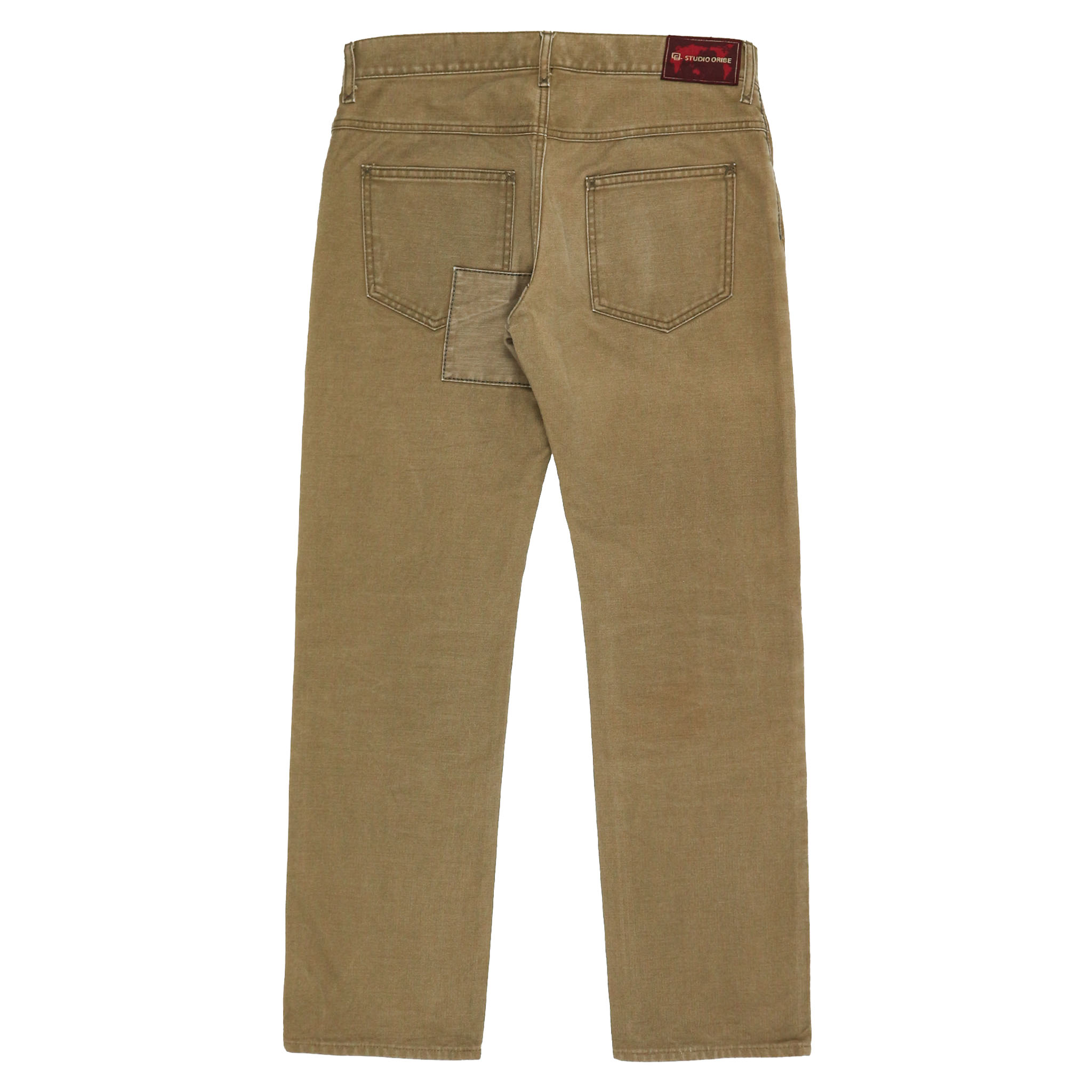 Studio Oribe x Ships Japan Olive Herringbone Pants Size 32