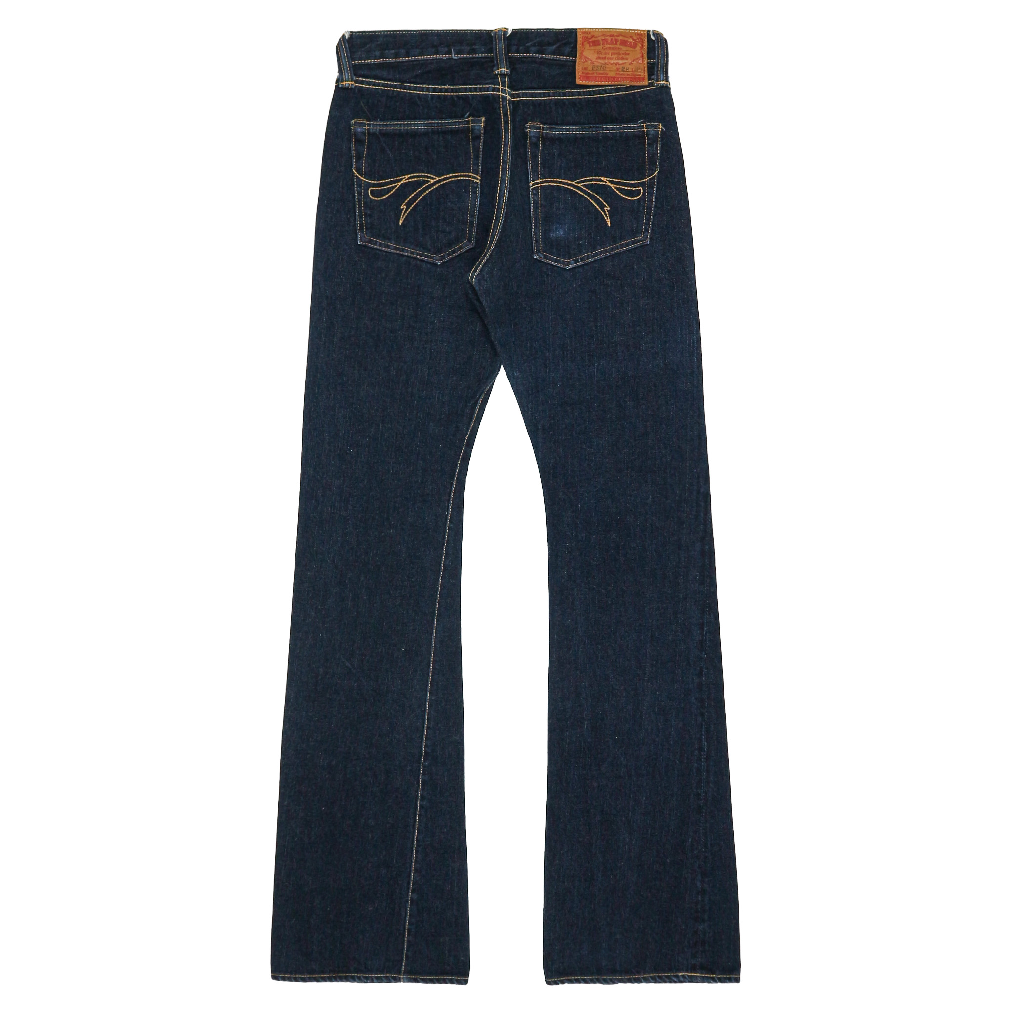 The Flat Head F370 Selvedge Denim Flared Jeans Size 27