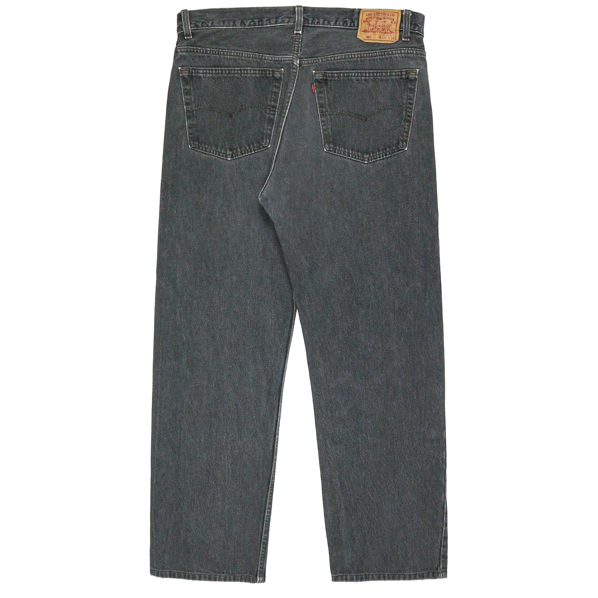 90s Levi's 501 USA Grey Denim Jeans Size 36