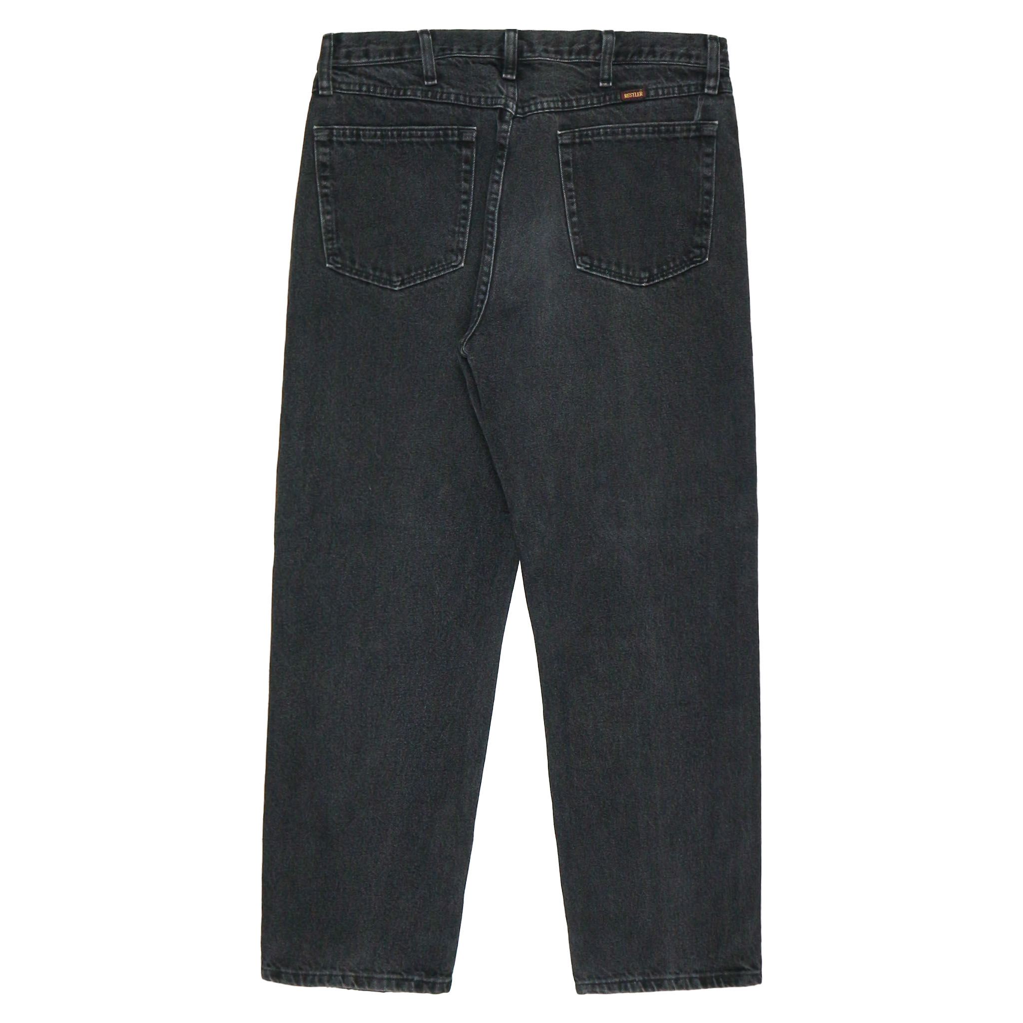 00s Rustler Black Denim Worker Jeans Size 36