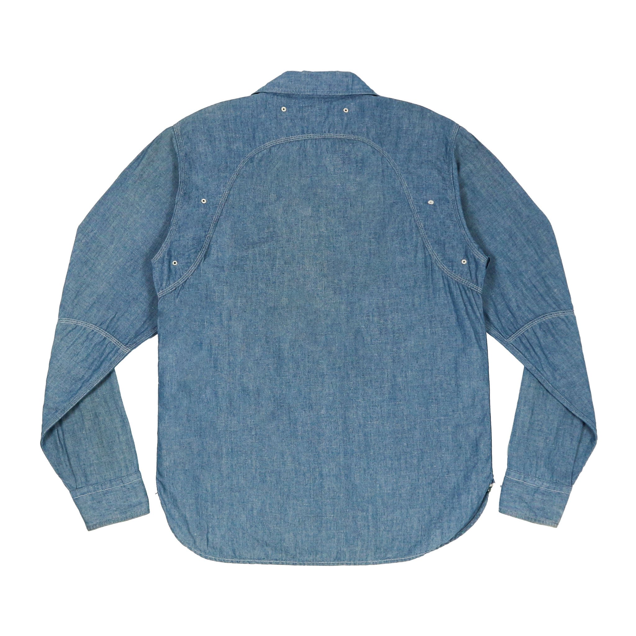 Pherrow's Japan Chambray Work Shirt Size M