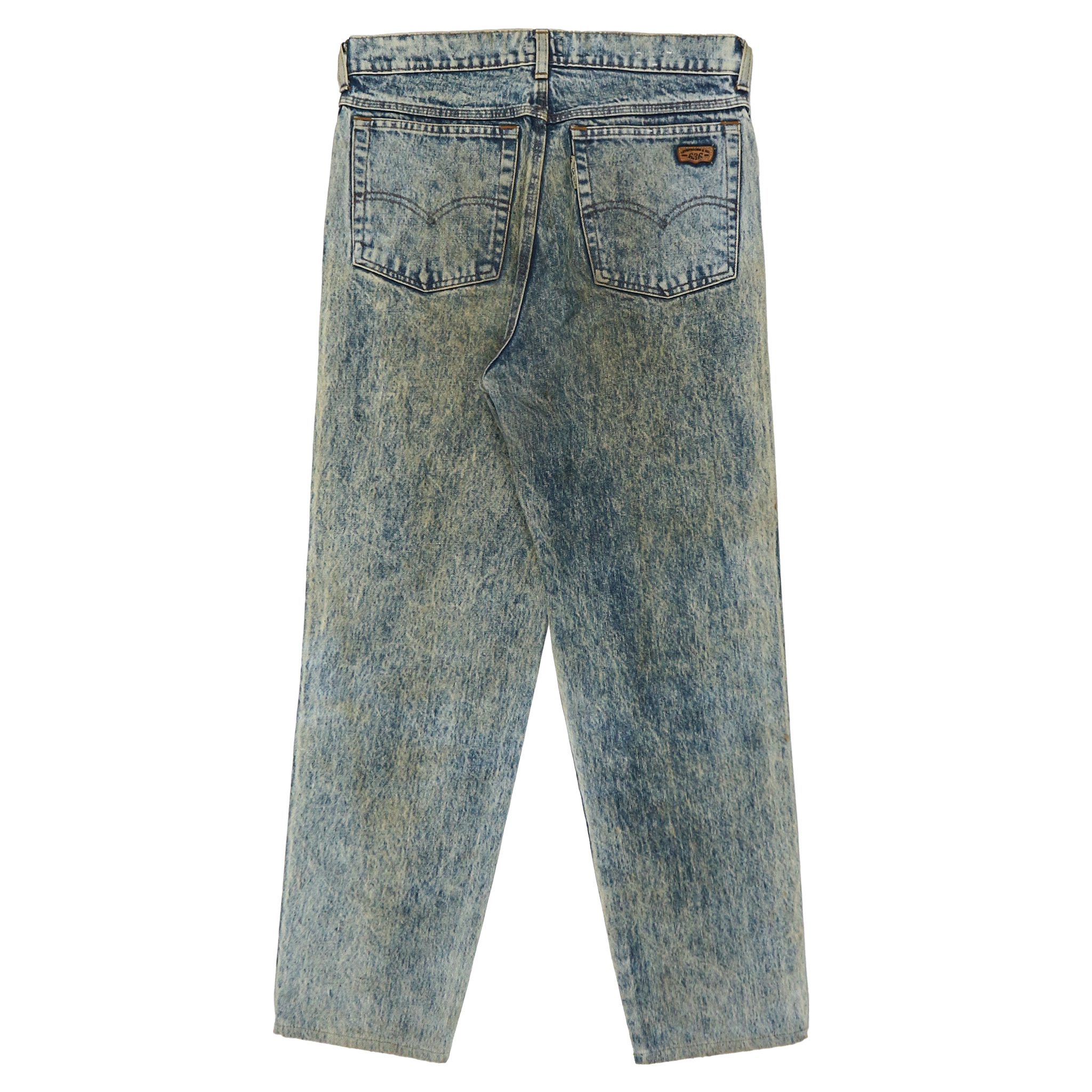 90s Levi's 636 Japan Acid Wash Denim Jeans Size 31