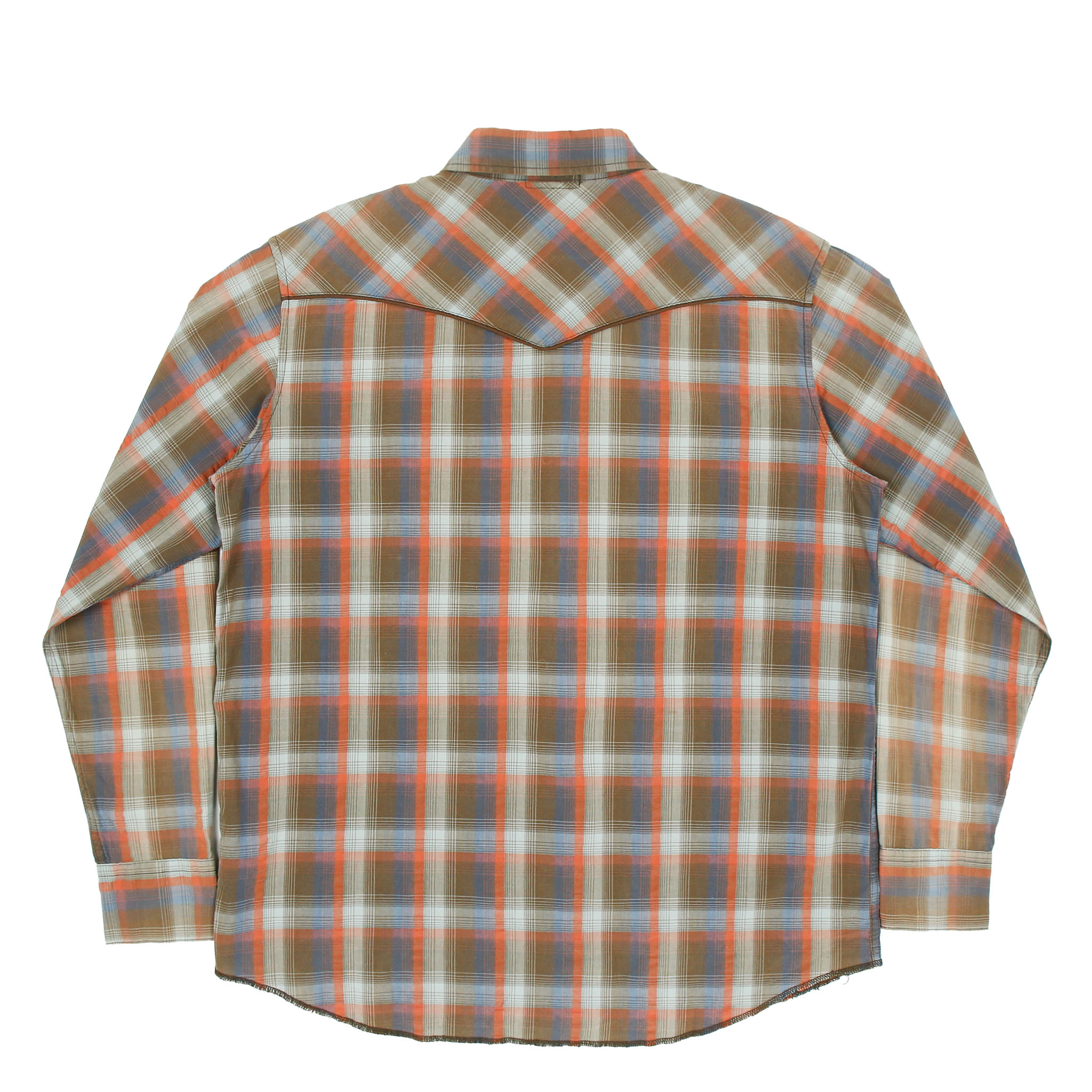 Schott NYC Plaid Western Shirt Size M