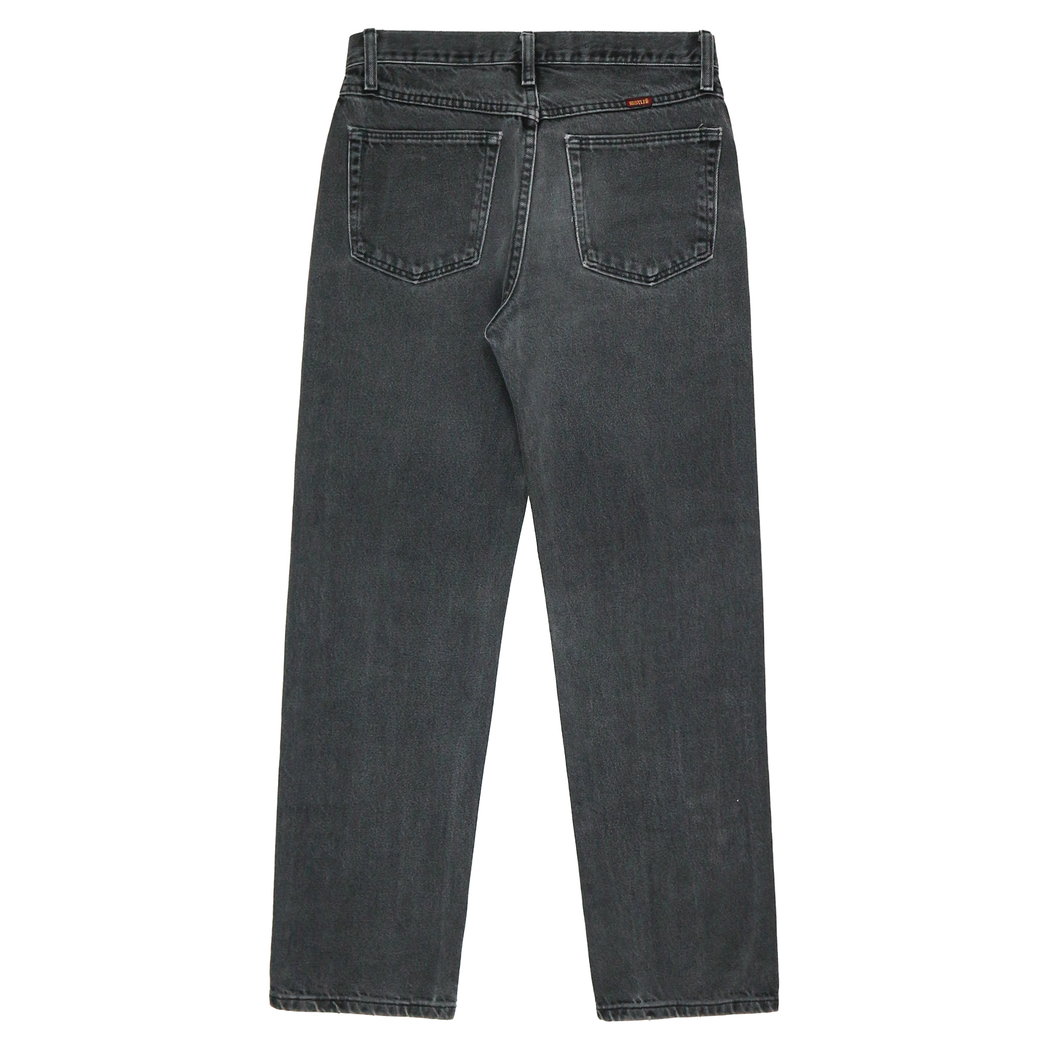 00s Rustler Faded Black Denim Worker Jeans Size 28