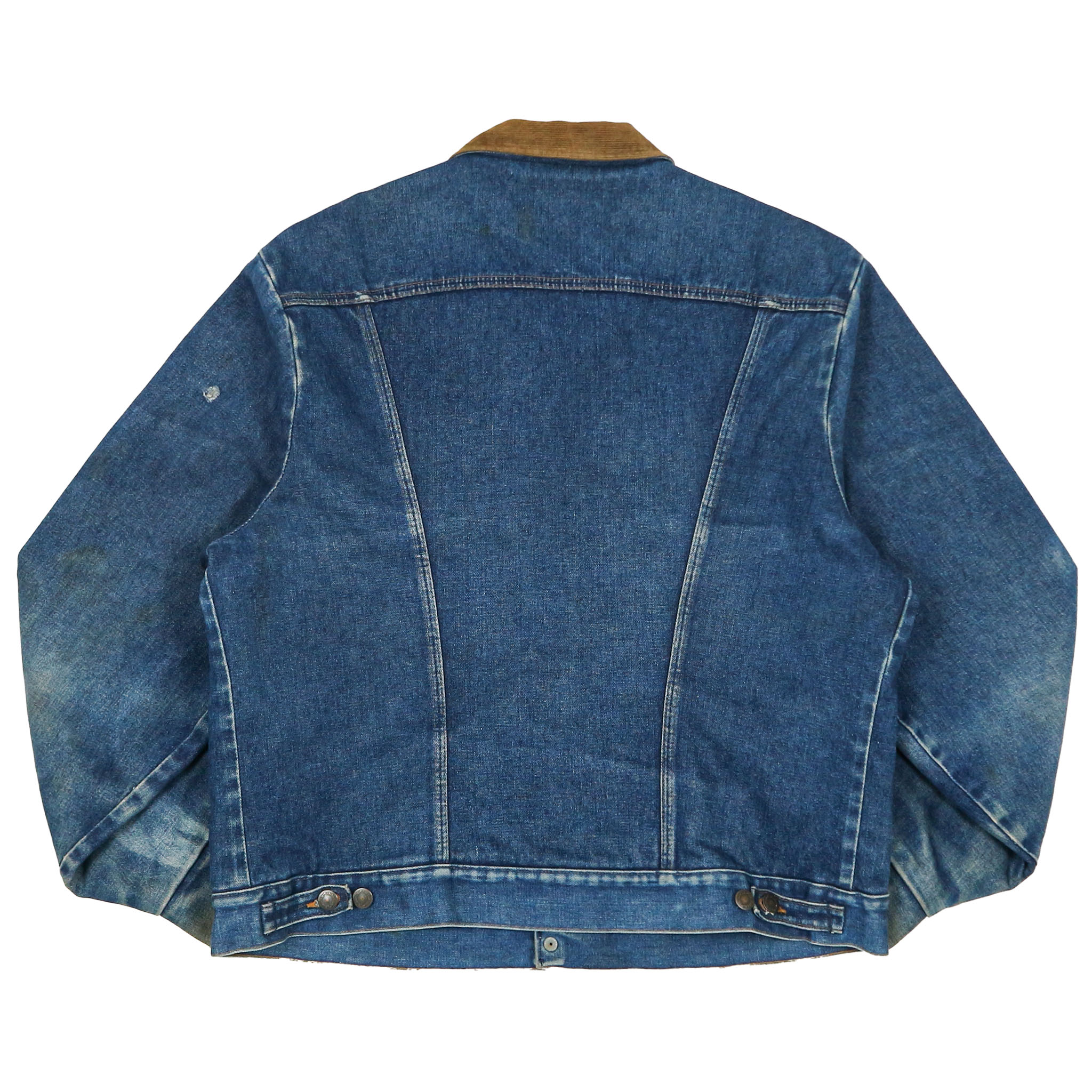 Vtg 80s Wrangler USA Blanket-lined Denim Jacket Size XL