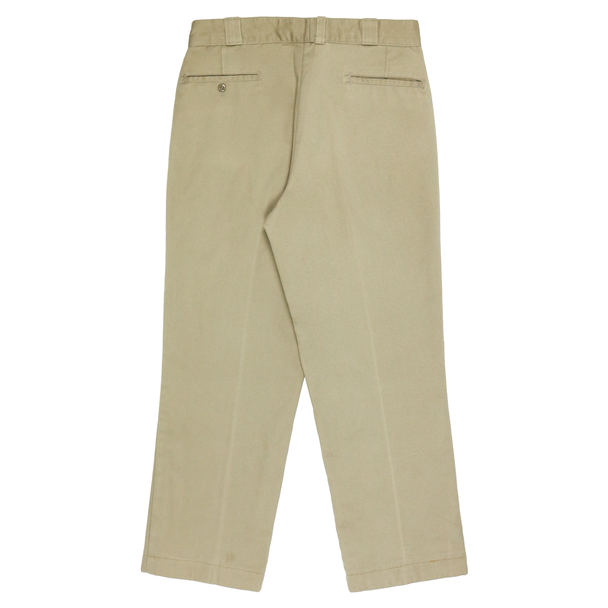 Vtg L.L.Bean USA Made Cotton-lined Khaki Trousers Size 34