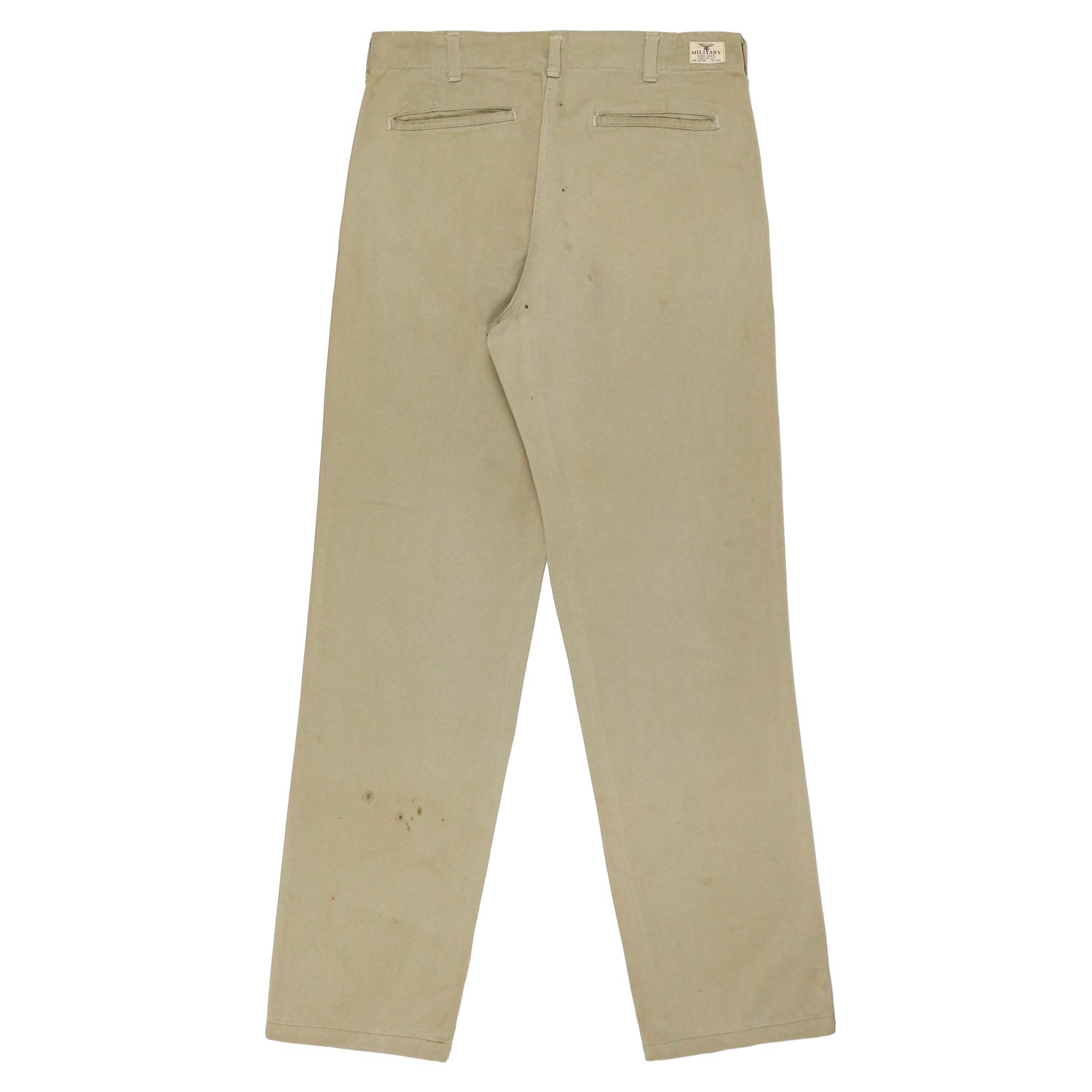 Vtg Gung Ho USA Type Military Khaki Pants Size 31