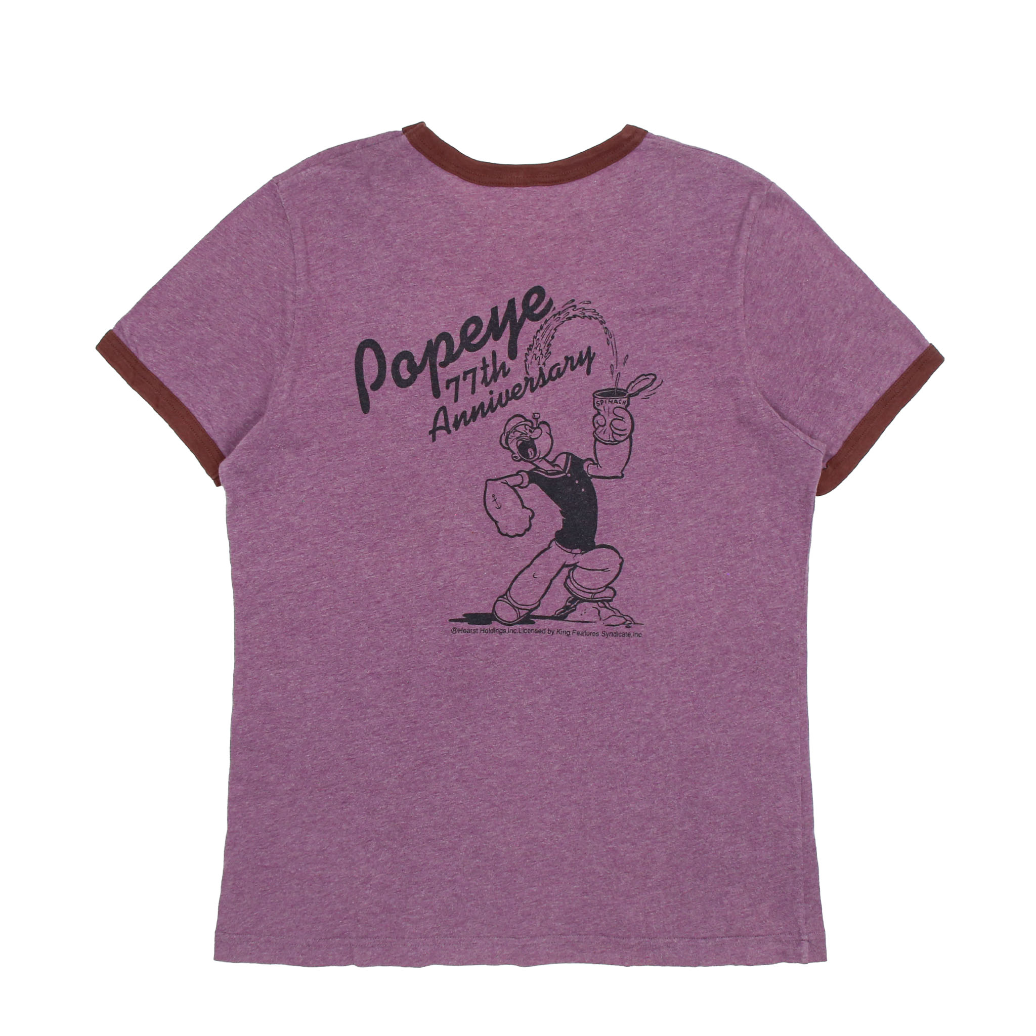 Popeye x Uniqlo Graphic Ringer T-Shirt Size M