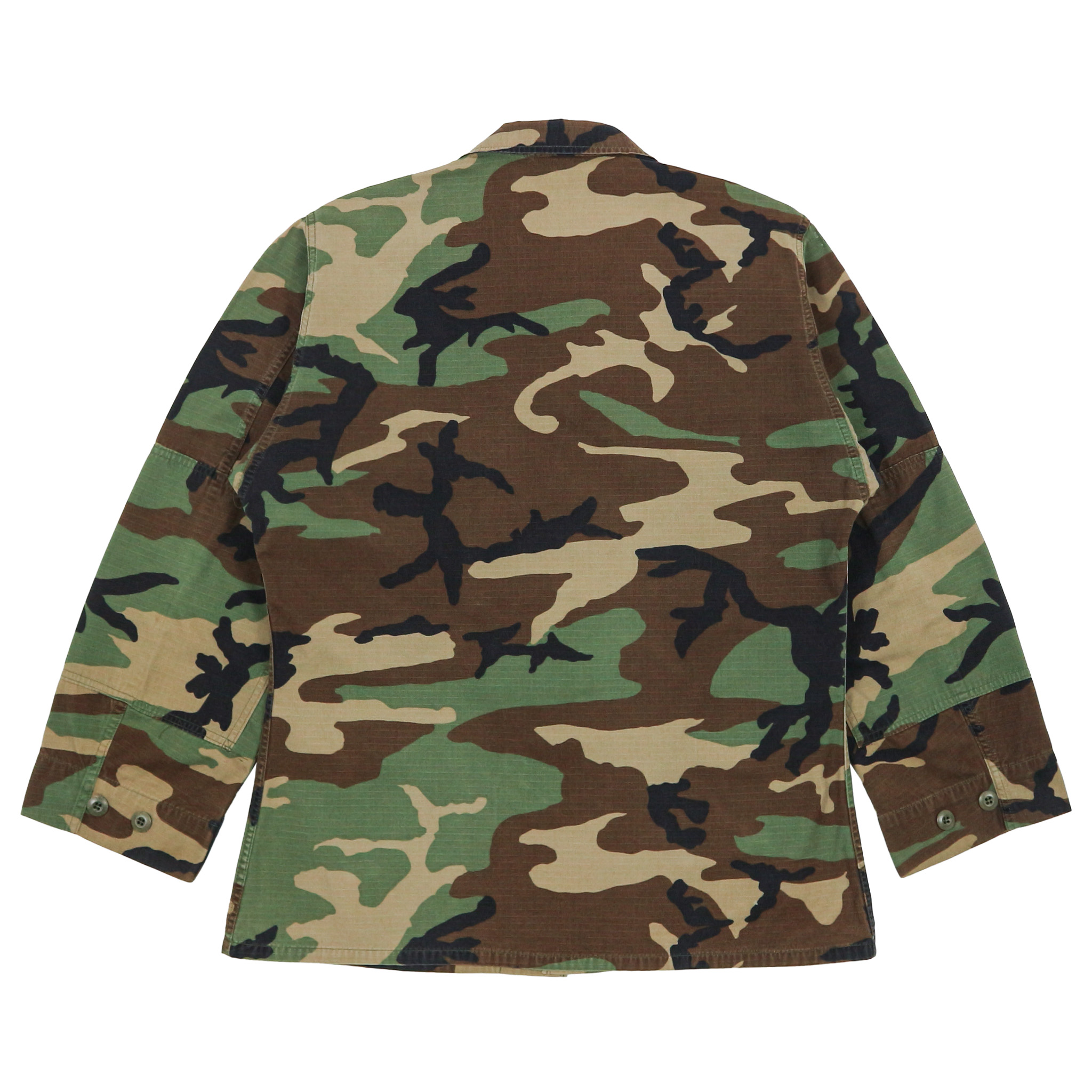 90s U.S. Army BDU Woodland Camo Jacket Size M