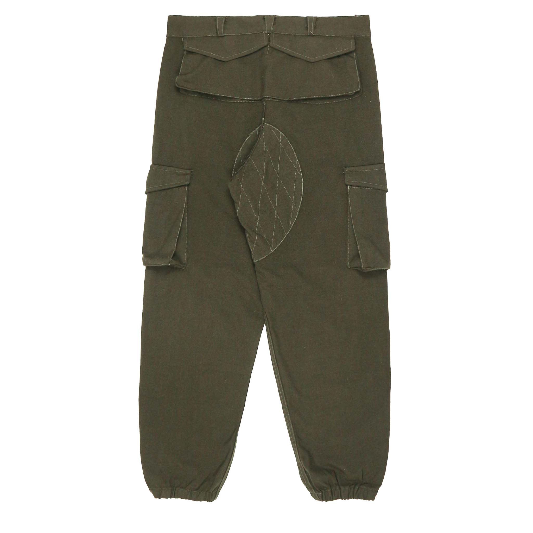 Italian Army Olive Parachute Pants Size 32