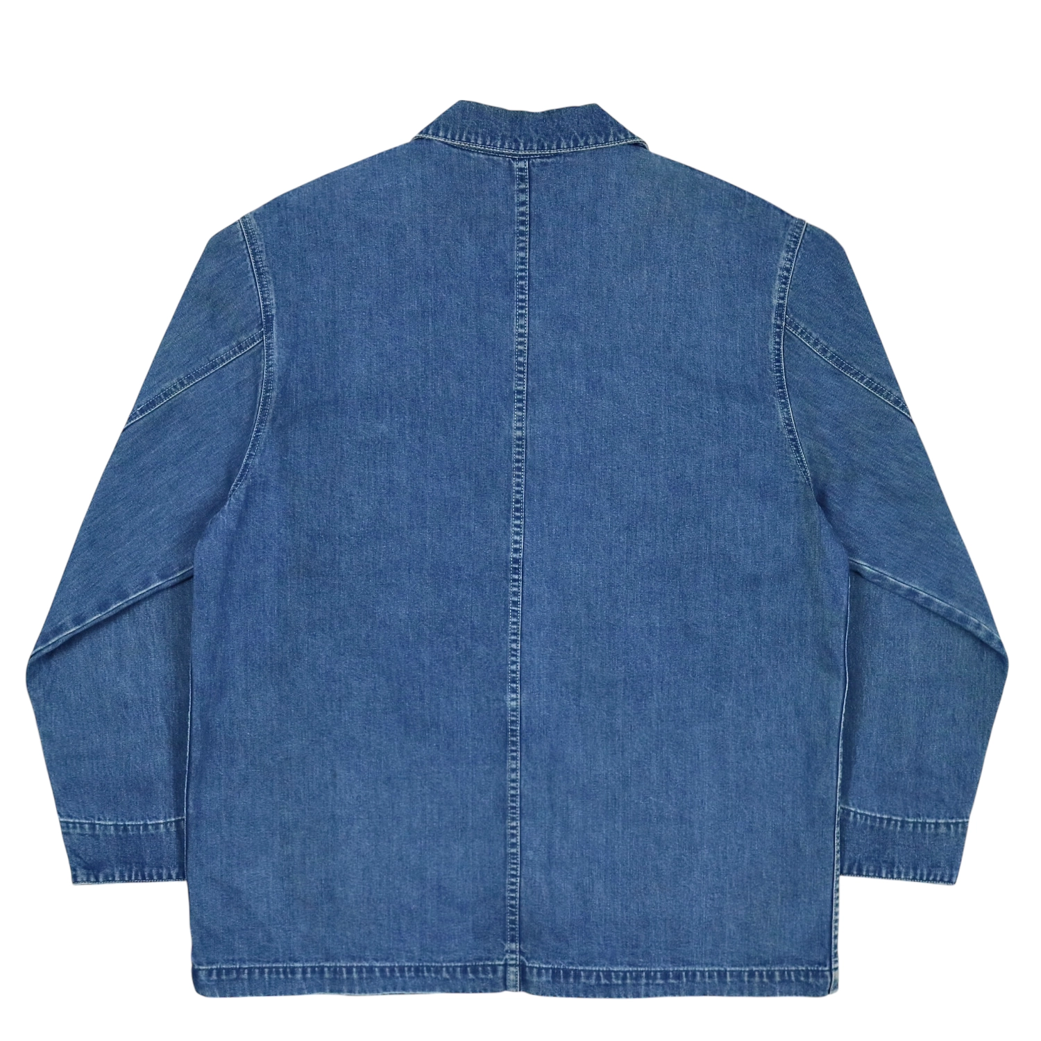 2000s Eddie Bauer Denim Chore Jacket Women Size L