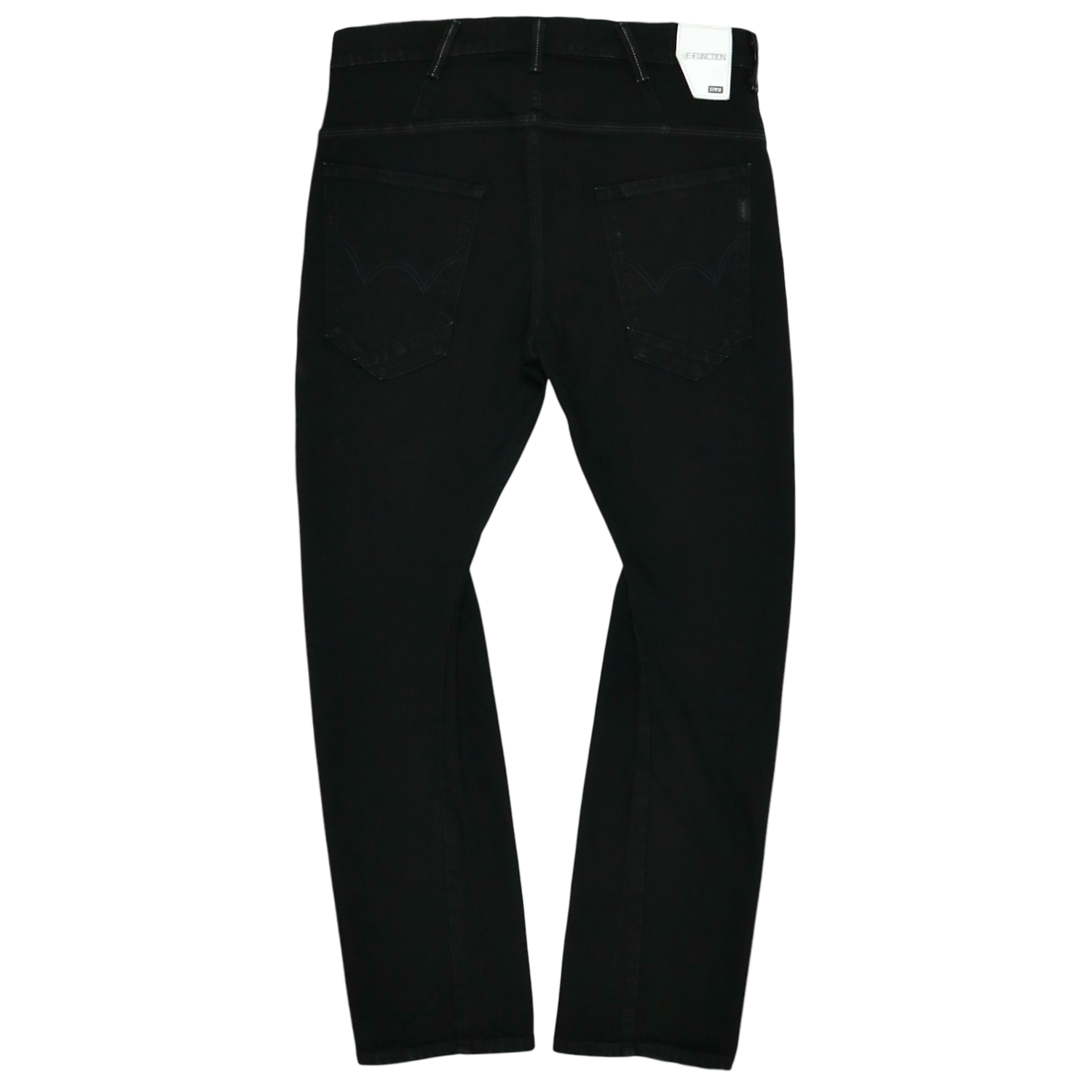 Edwin Japan Black Denim Engineered Jeans Size 34
