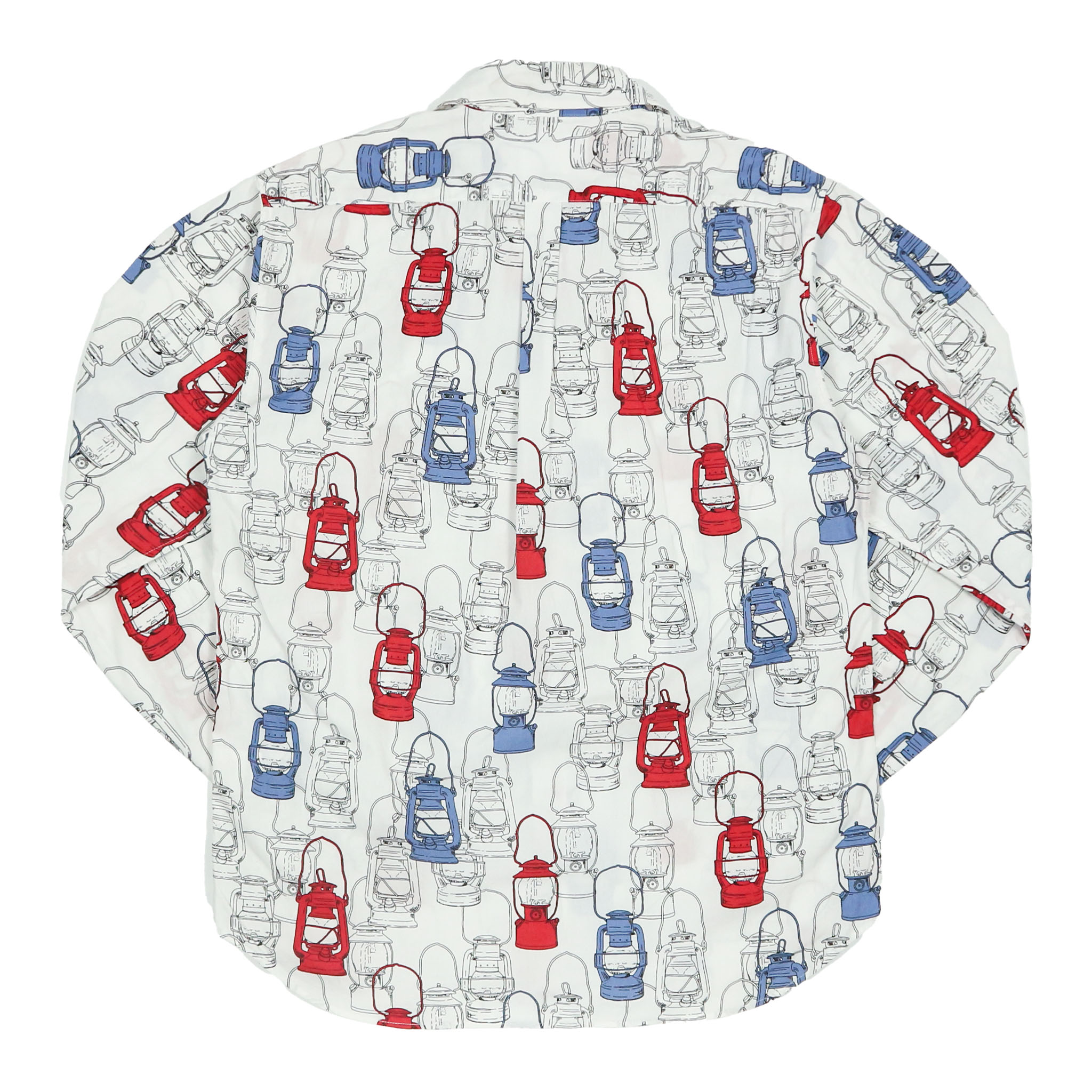 Ritmo Japan Made Lantern Print Shirt Size M