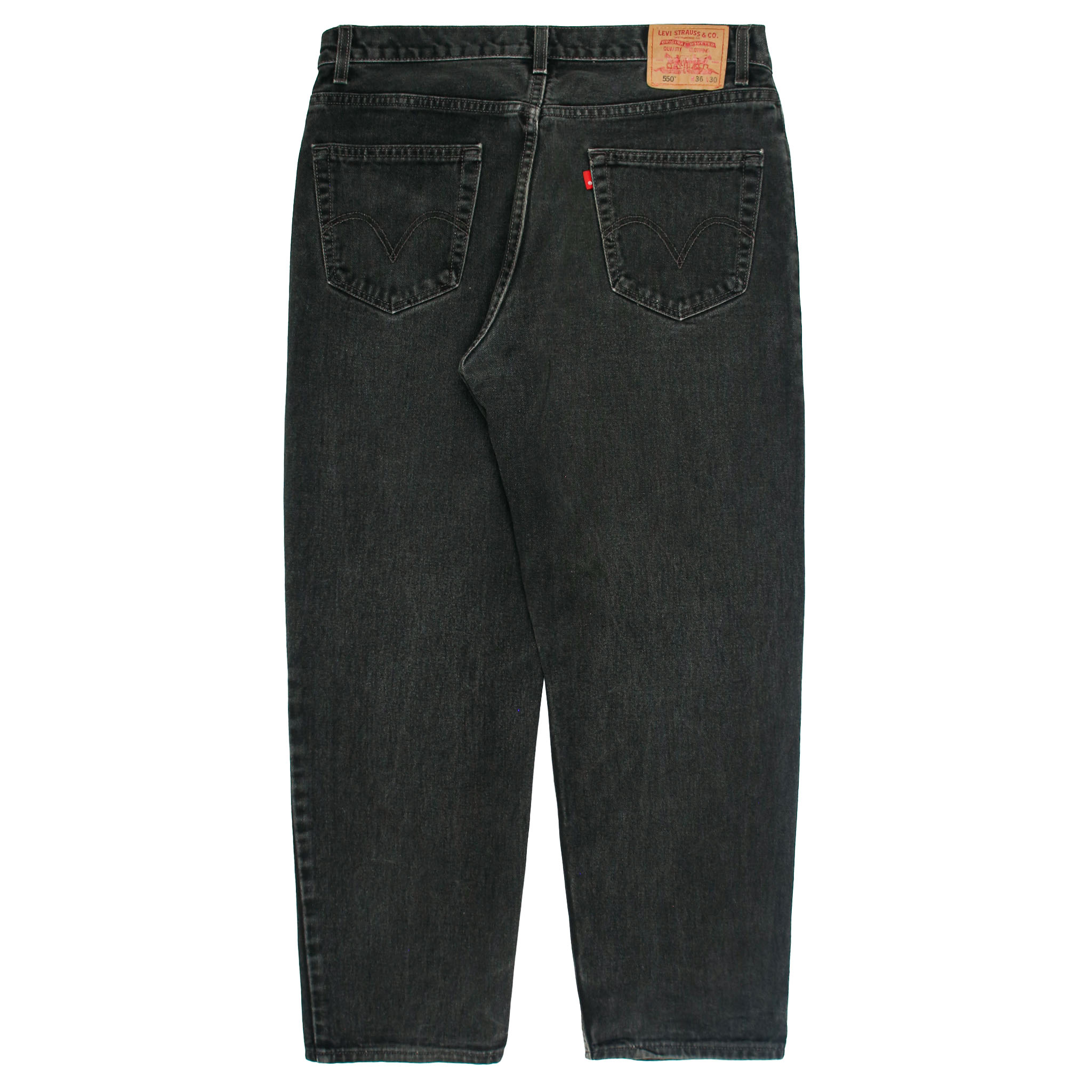 2000s Levi's 550 USA Black Denim Jeans Size 36