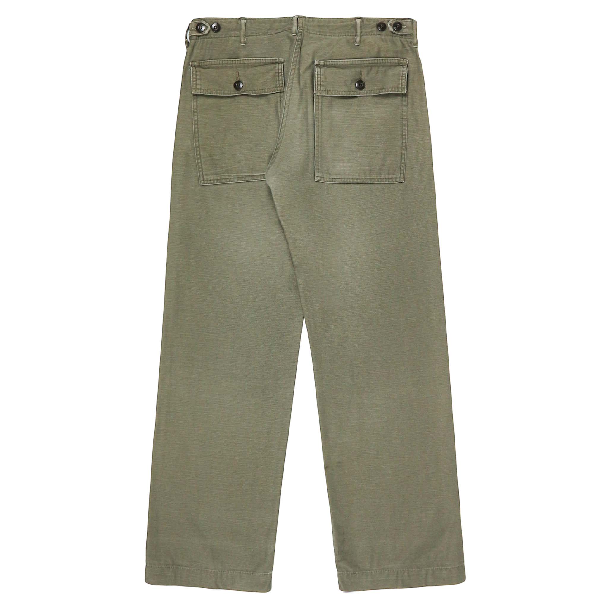 Coen Brand Olive Sateen Baker Pants Size 30