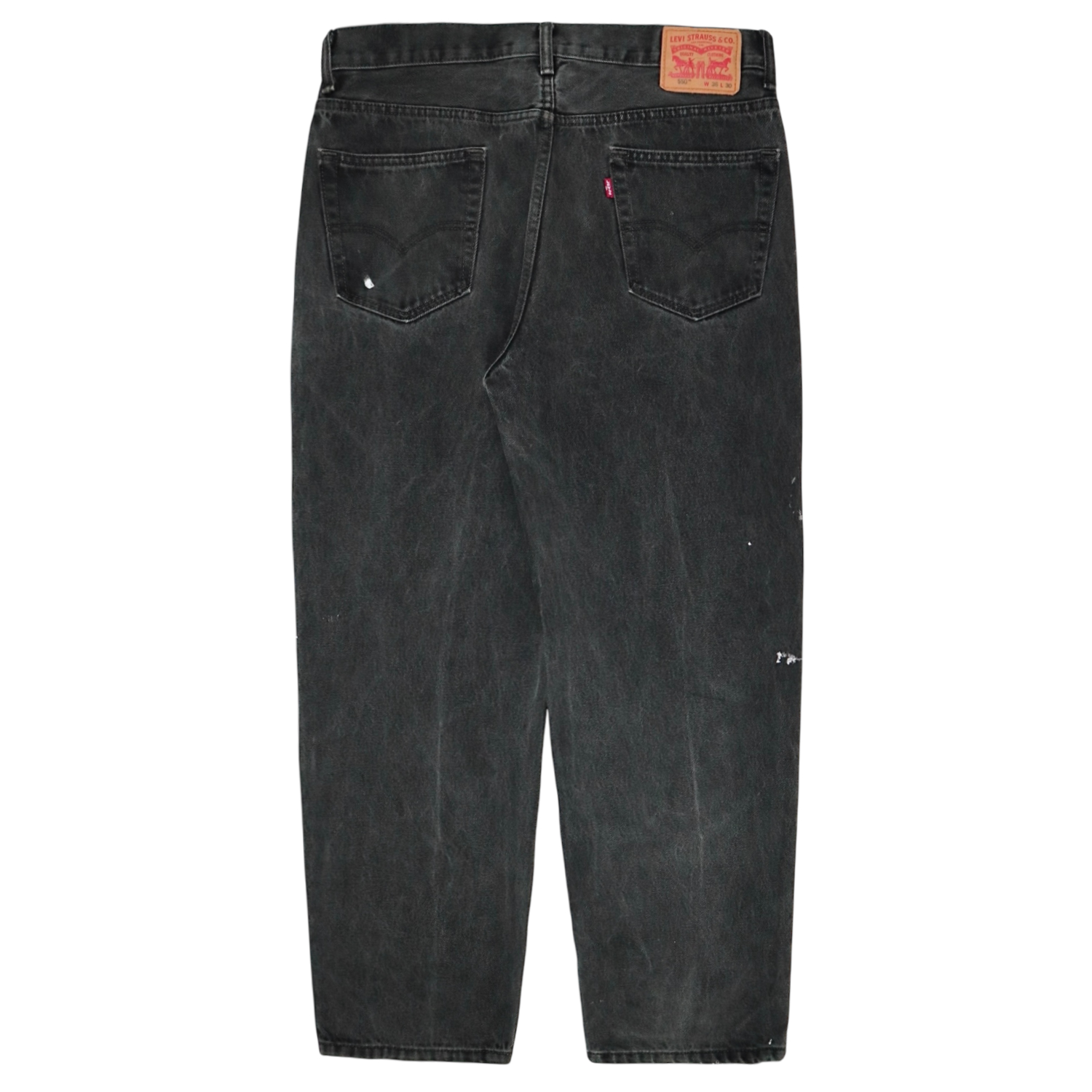 2010s Levi's 550 Black Denim Jeans Size 36