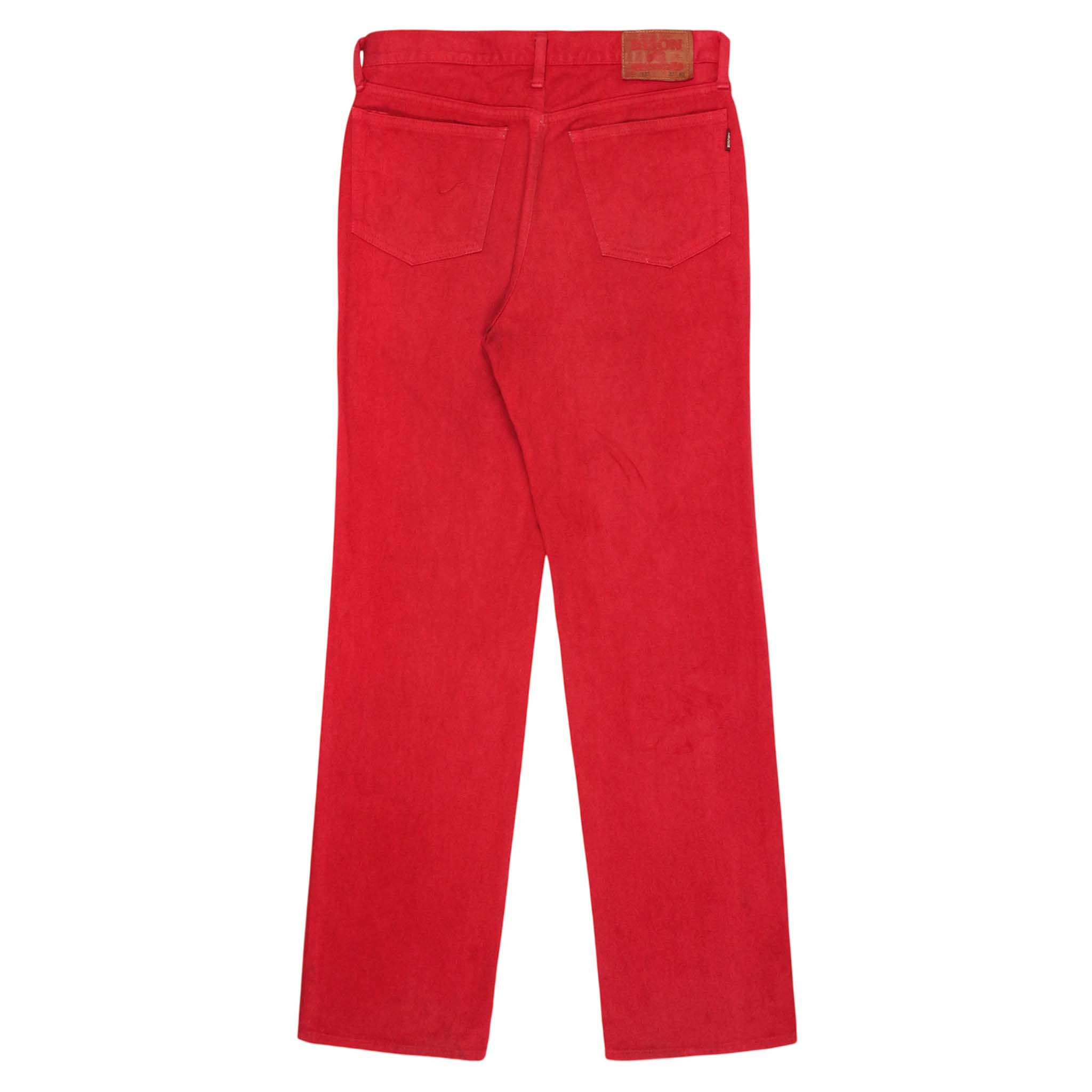 90s Bison Company Japan Red Denim Jeans Size 31
