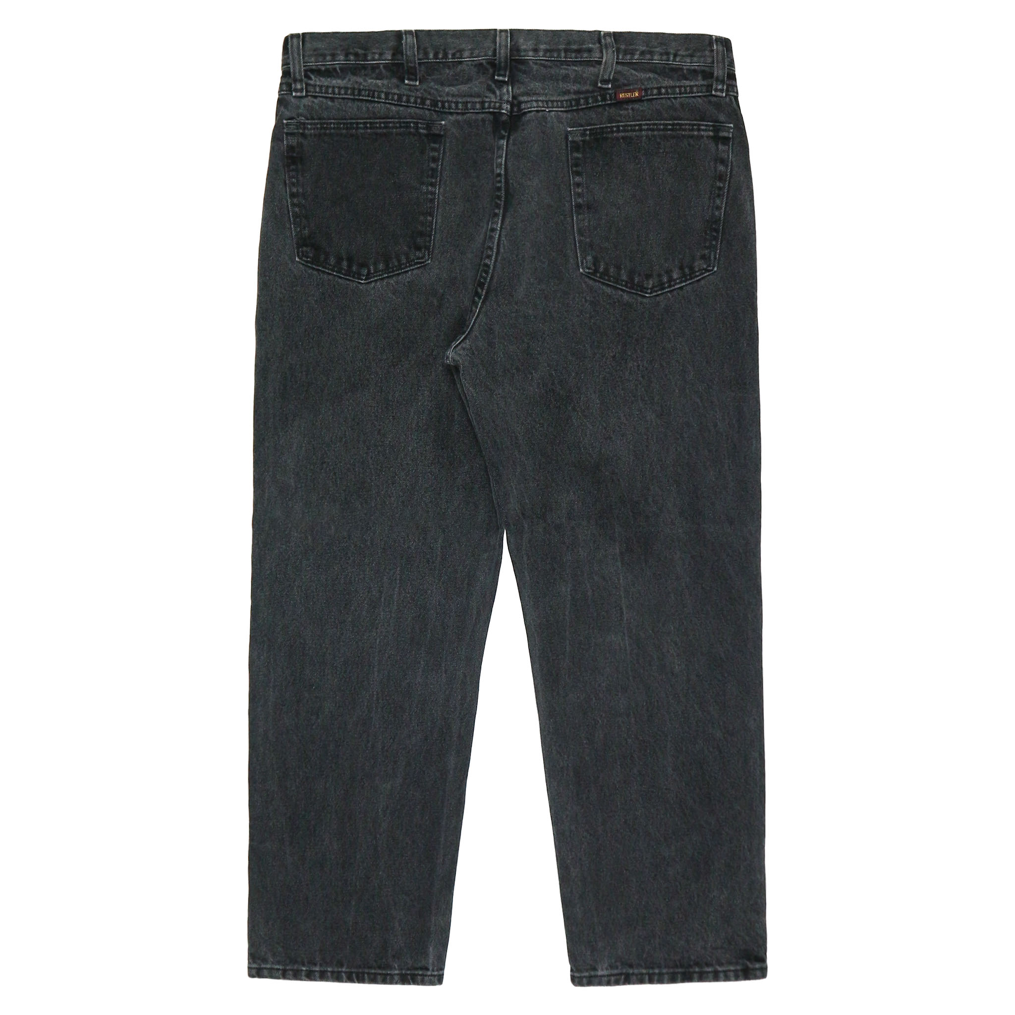 00s Rustler Black Denim Worker Jeans Size 38