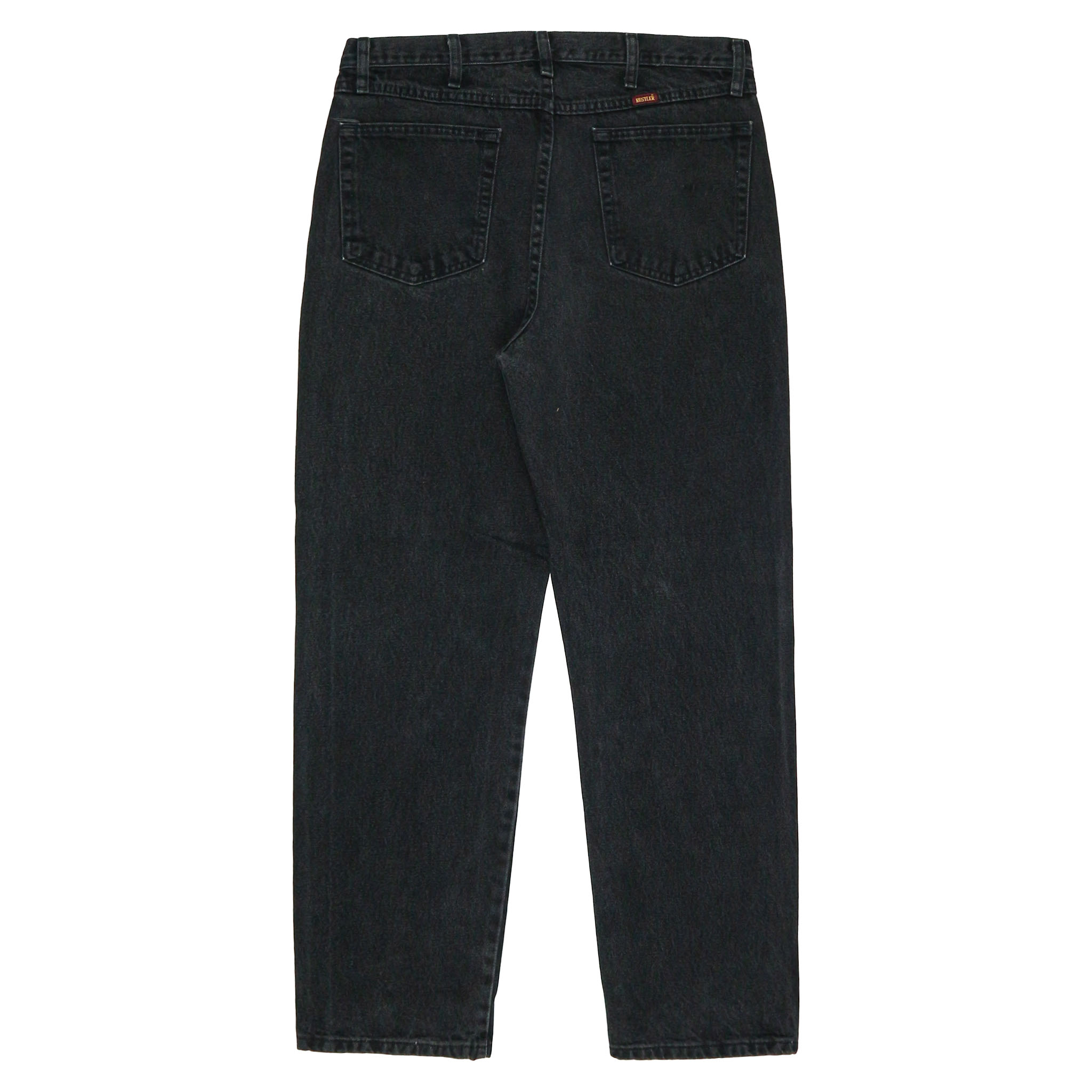 00s Rustler Black Denim Worker Jeans Size 35