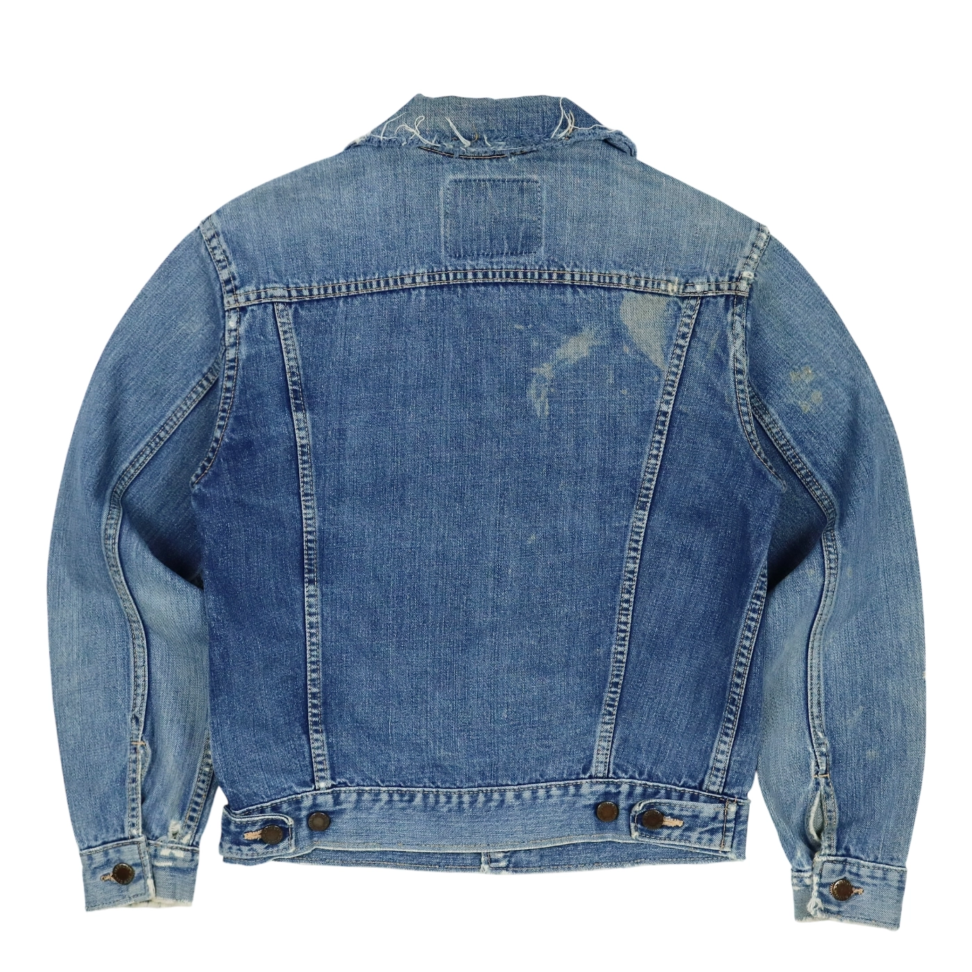 Vintage 70-80s Bison Trucker Denim Jacket Size S