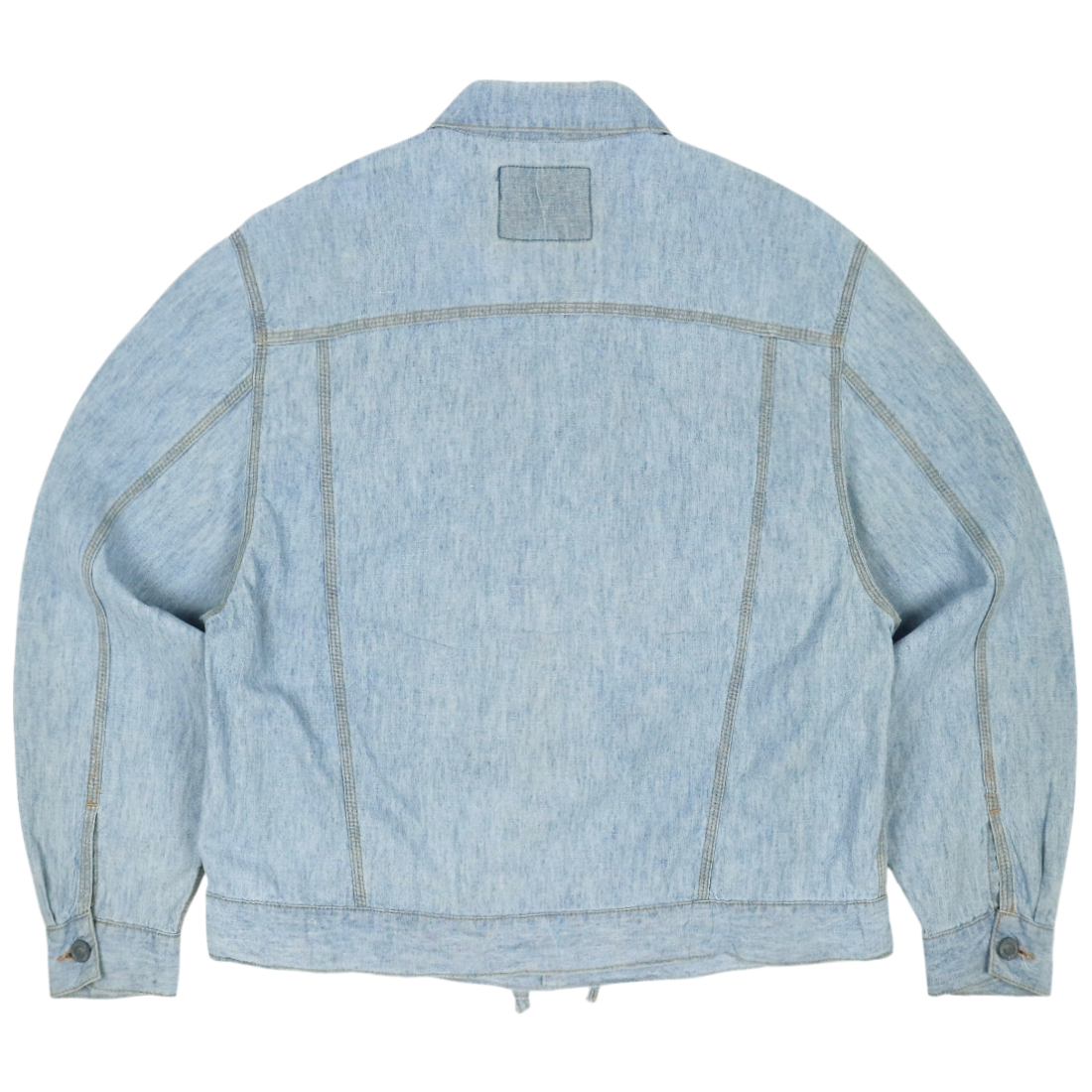 90s Edwin Japan Cotton Hemp Trucker Jacket Size L