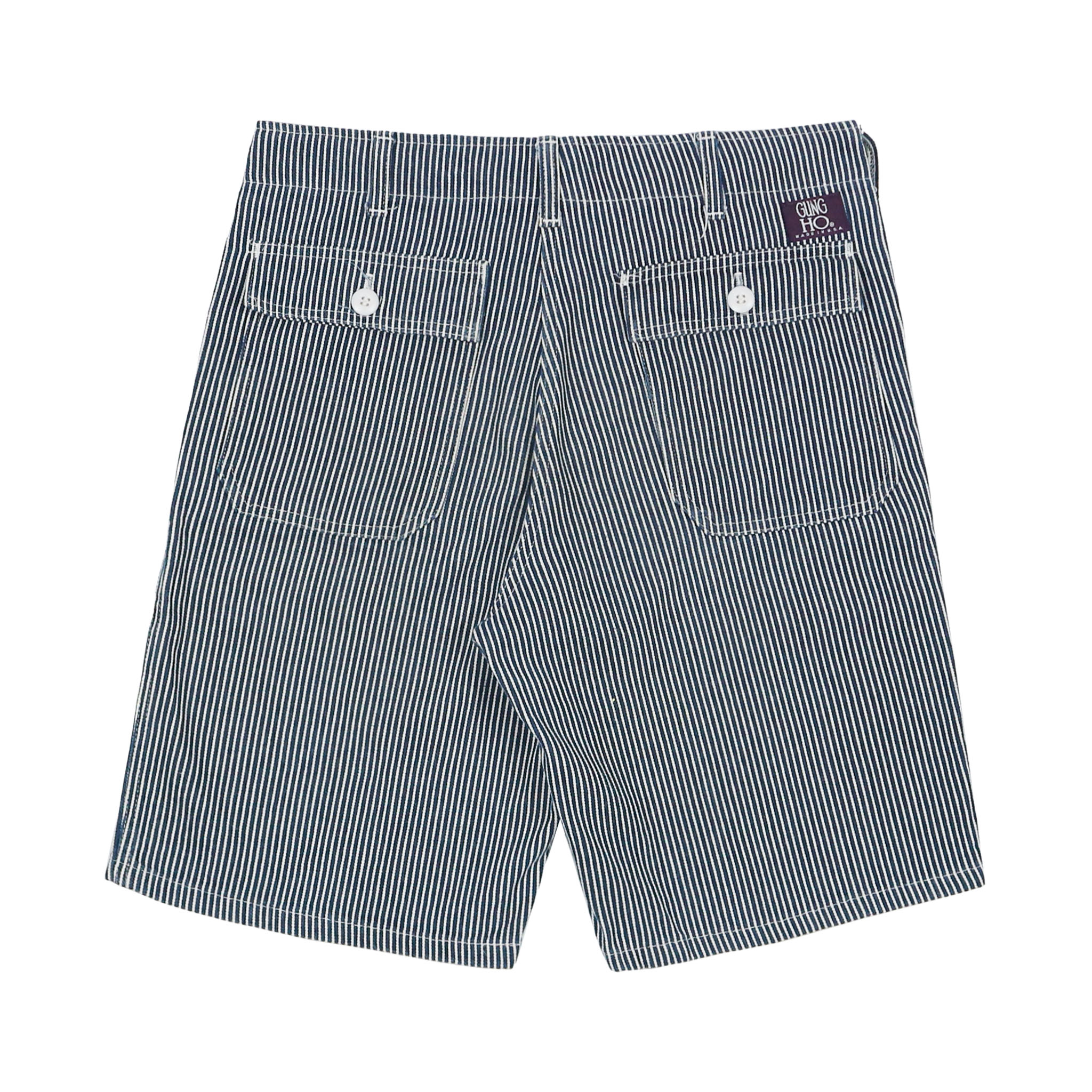 Vtg Gung Ho USA Made Hickory Bush Shorts Size 33