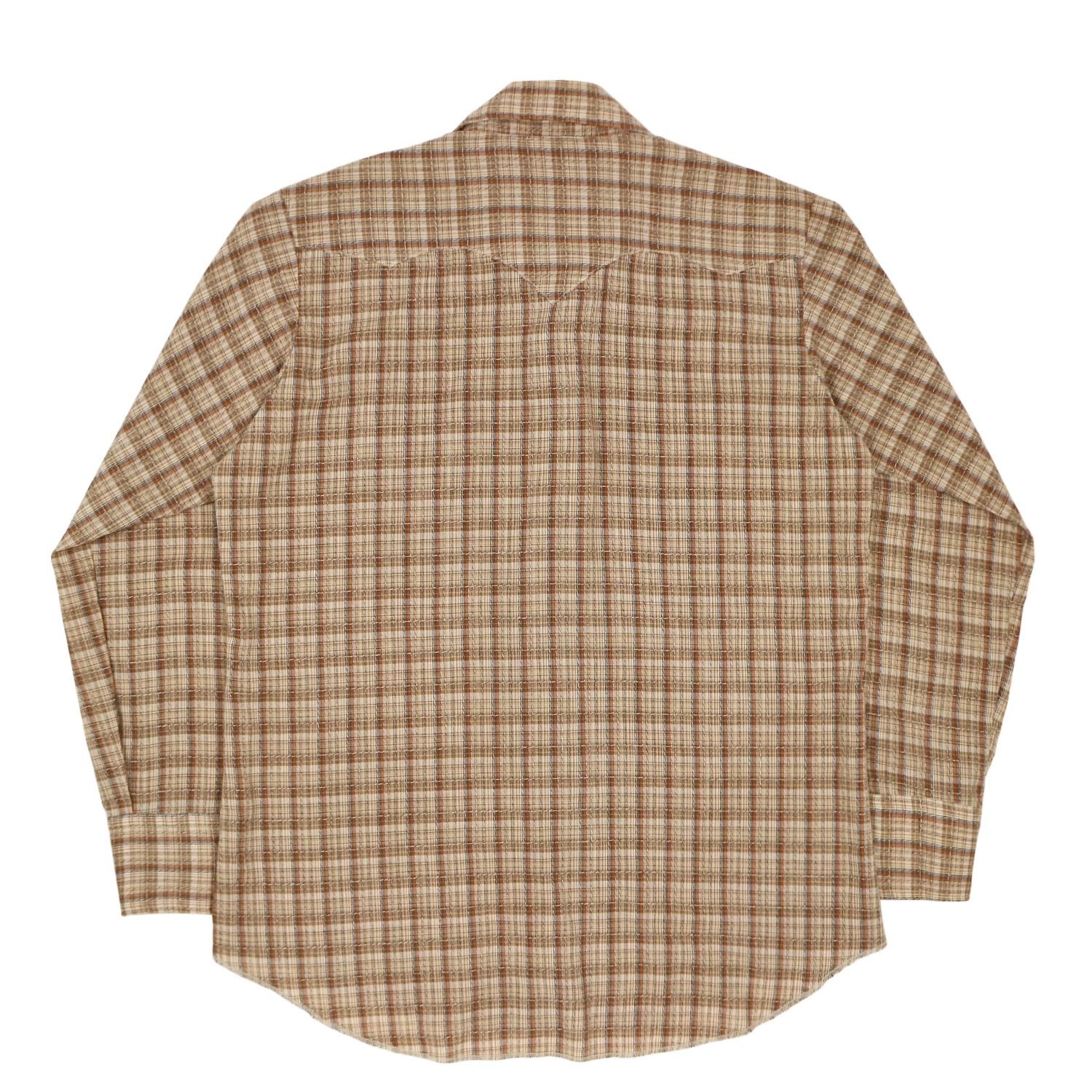 Vintage Temtex USA Plaid Western Shirt Size L