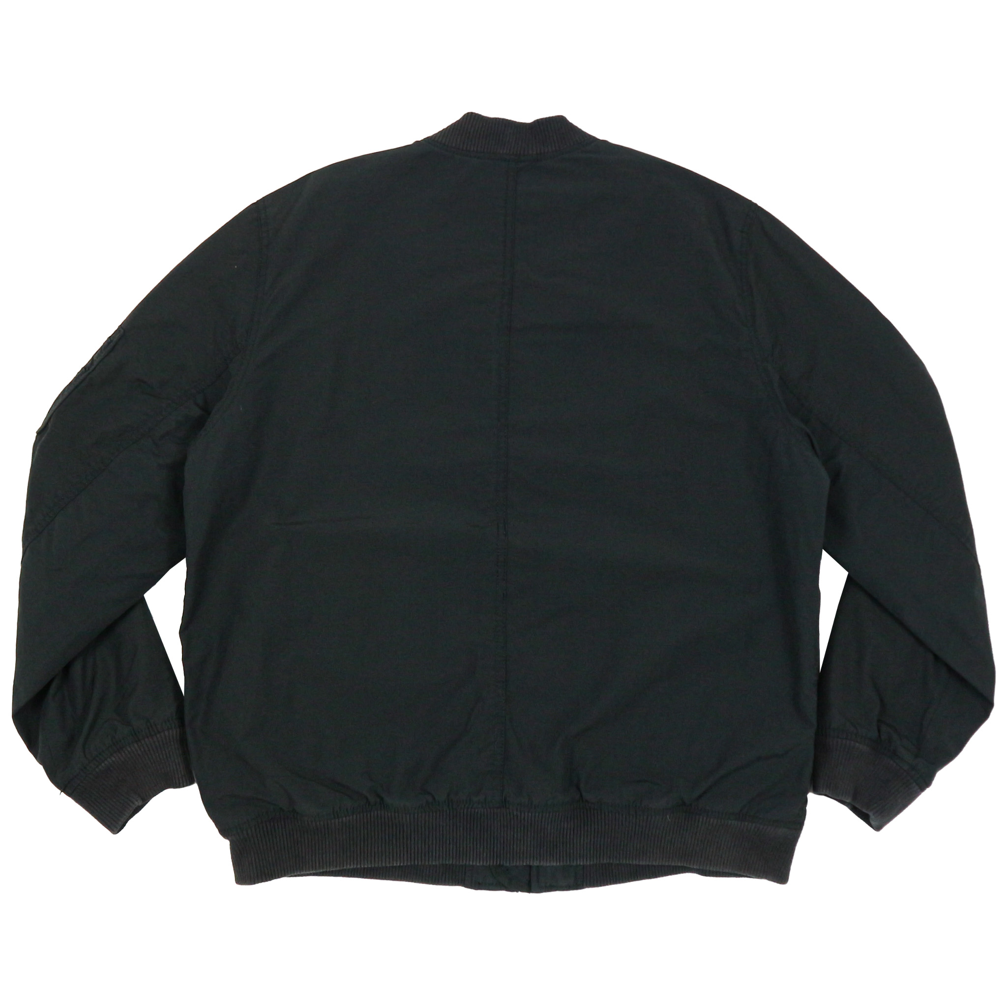 00s GAP Black Quilt-lined Bomber Jacket Size XL