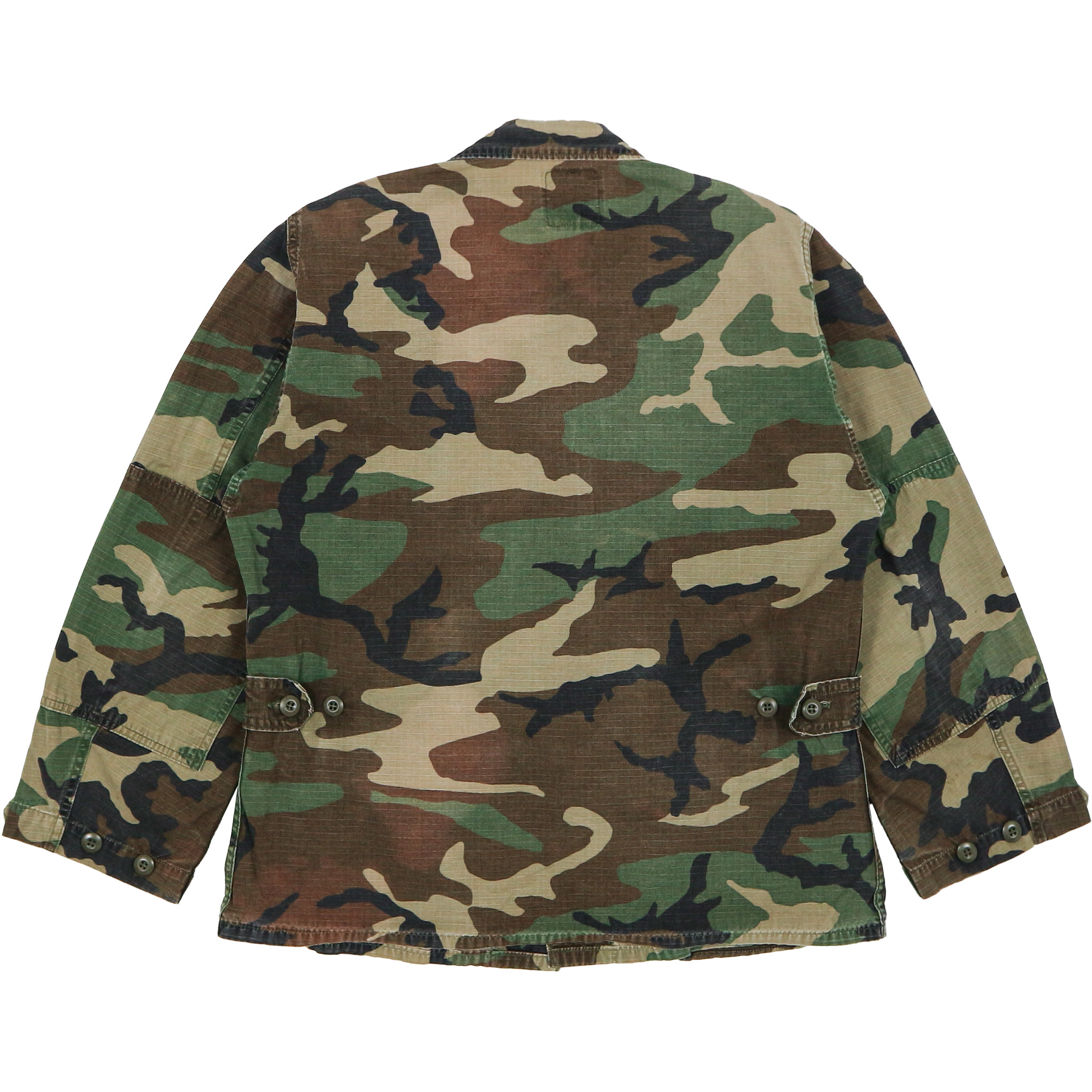 90s U.S. Army BDU Woodland Camo Jacket Size M