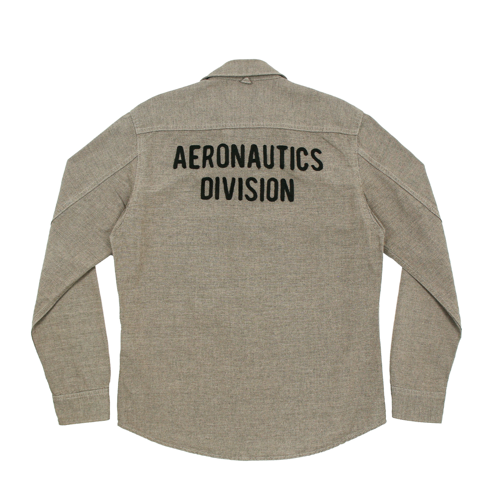 Avirex JPN Salt-pepper Cloth Work Shirt Size M