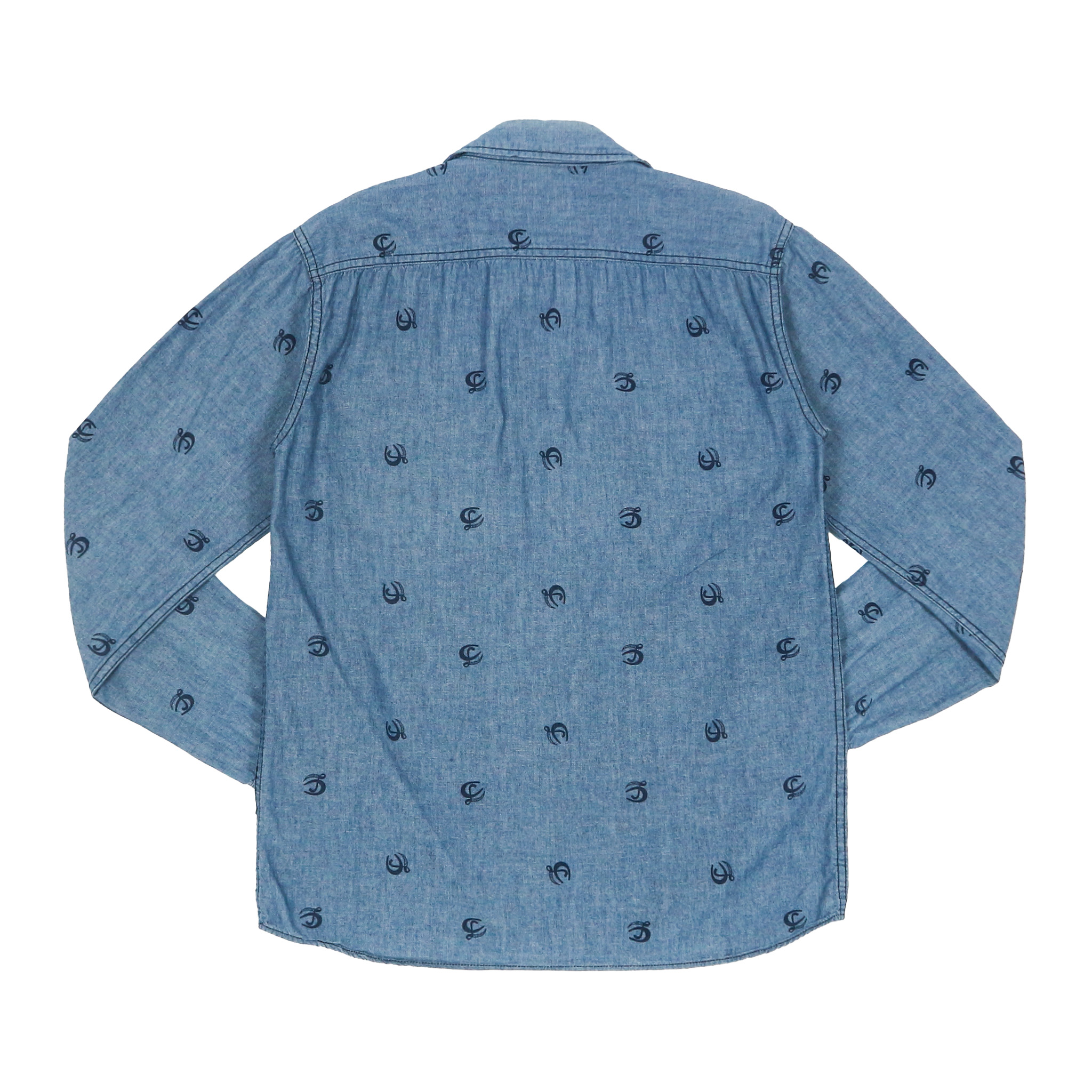 Calee Japan Selvedge Chambray Work Shirt Size S