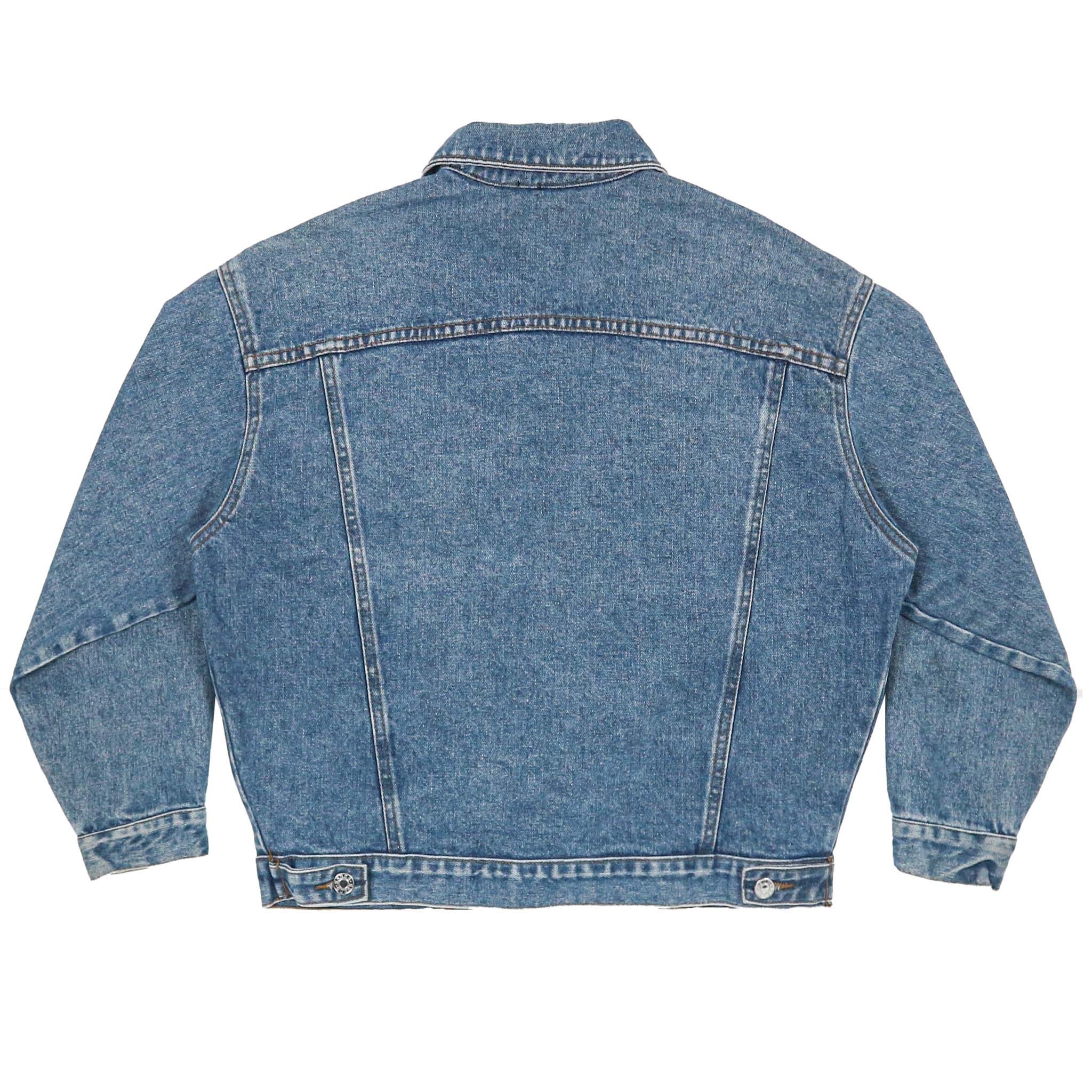 90s Guess Brand Denim Jacket Women Size L