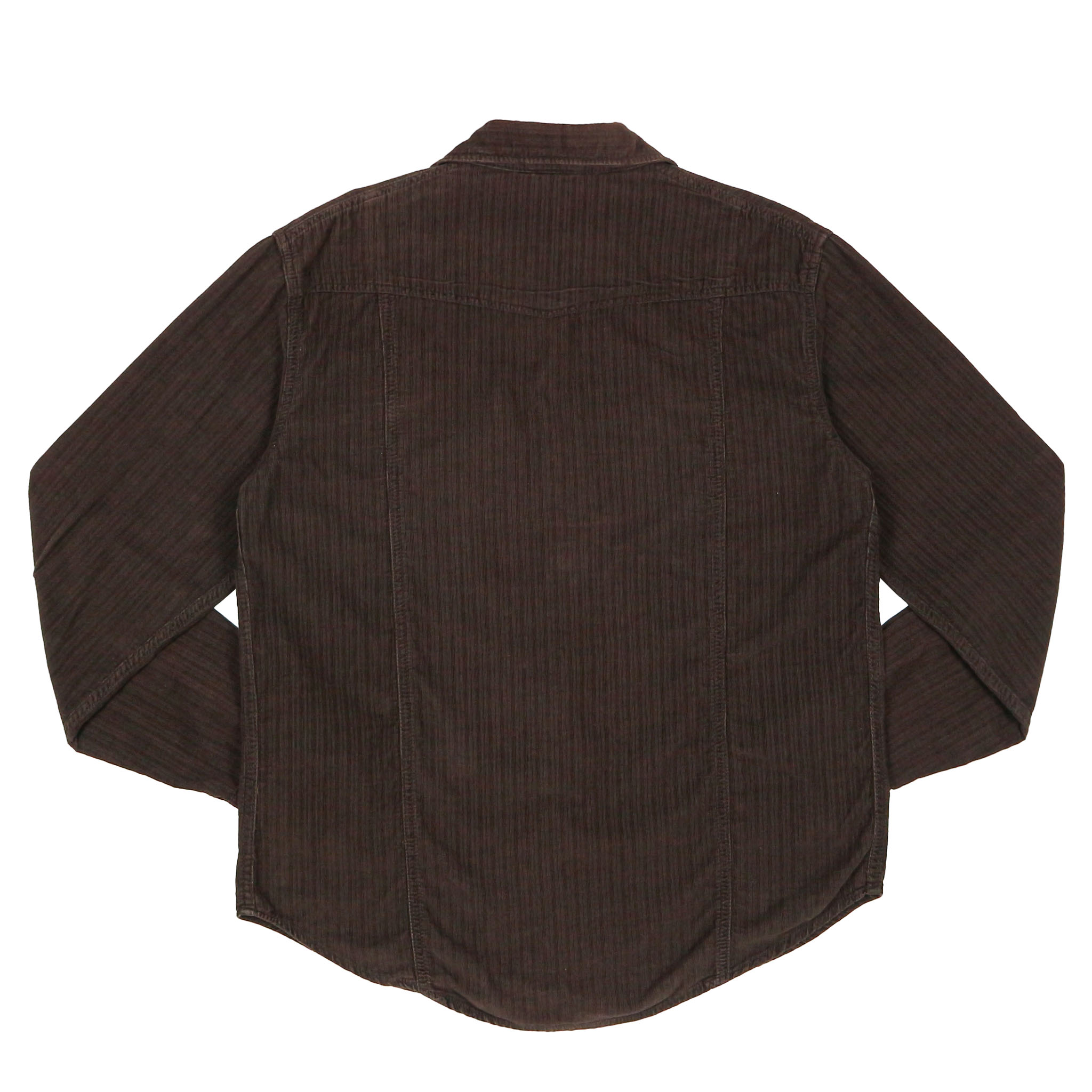 Baffy Brown Corduroy Western Shirt Size M