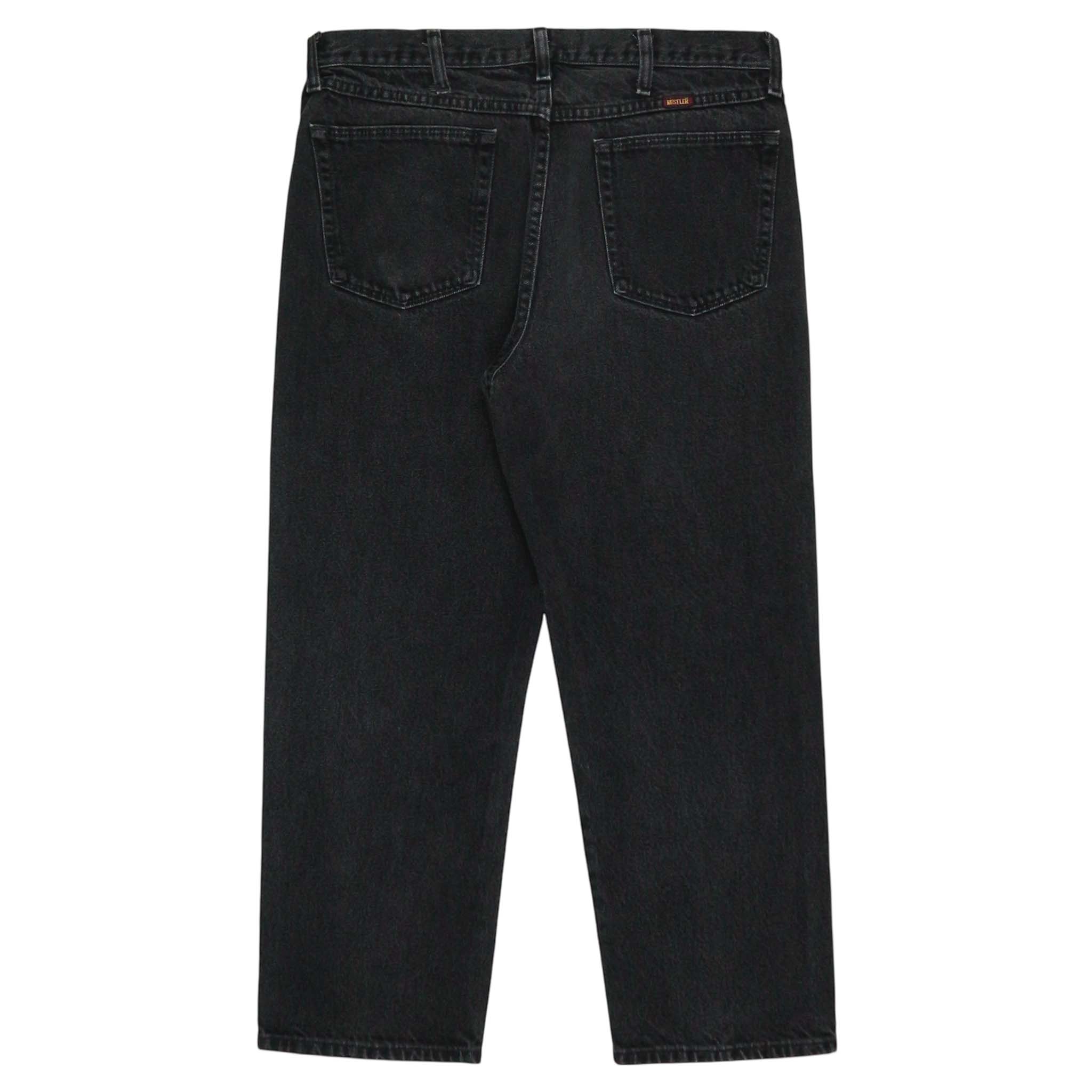 00s Rustler Black Denim Worker Jeans Size 36