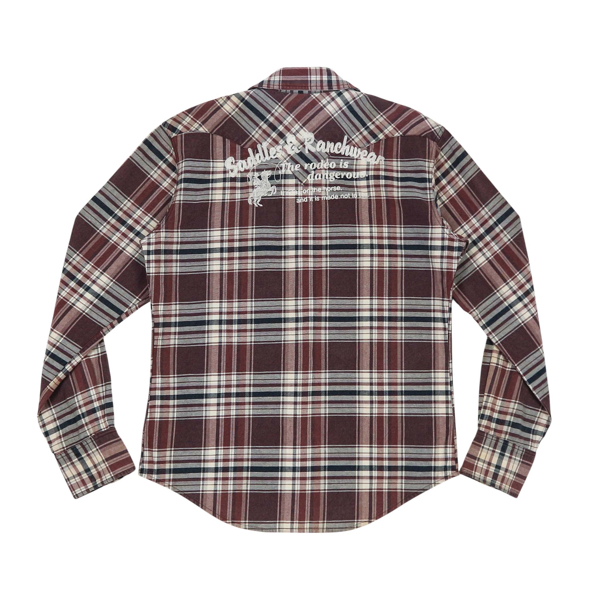 Eternal Japan Embroidery Western Shirt Size L
