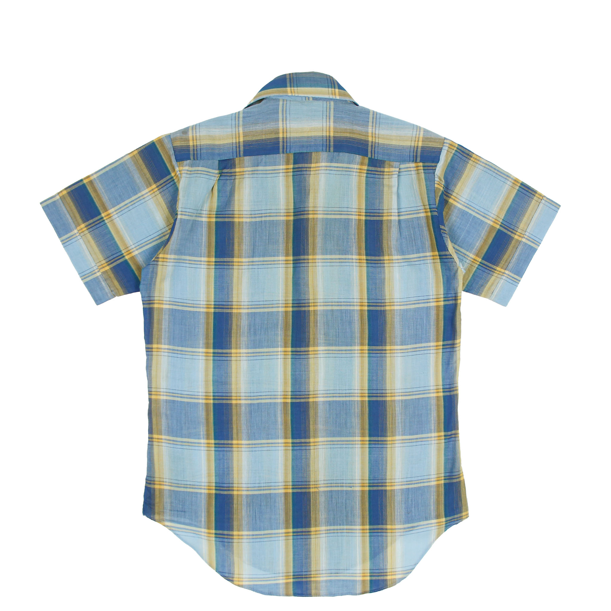 80s KMart Vintage Short-sleeve Plaid Shirt Size S