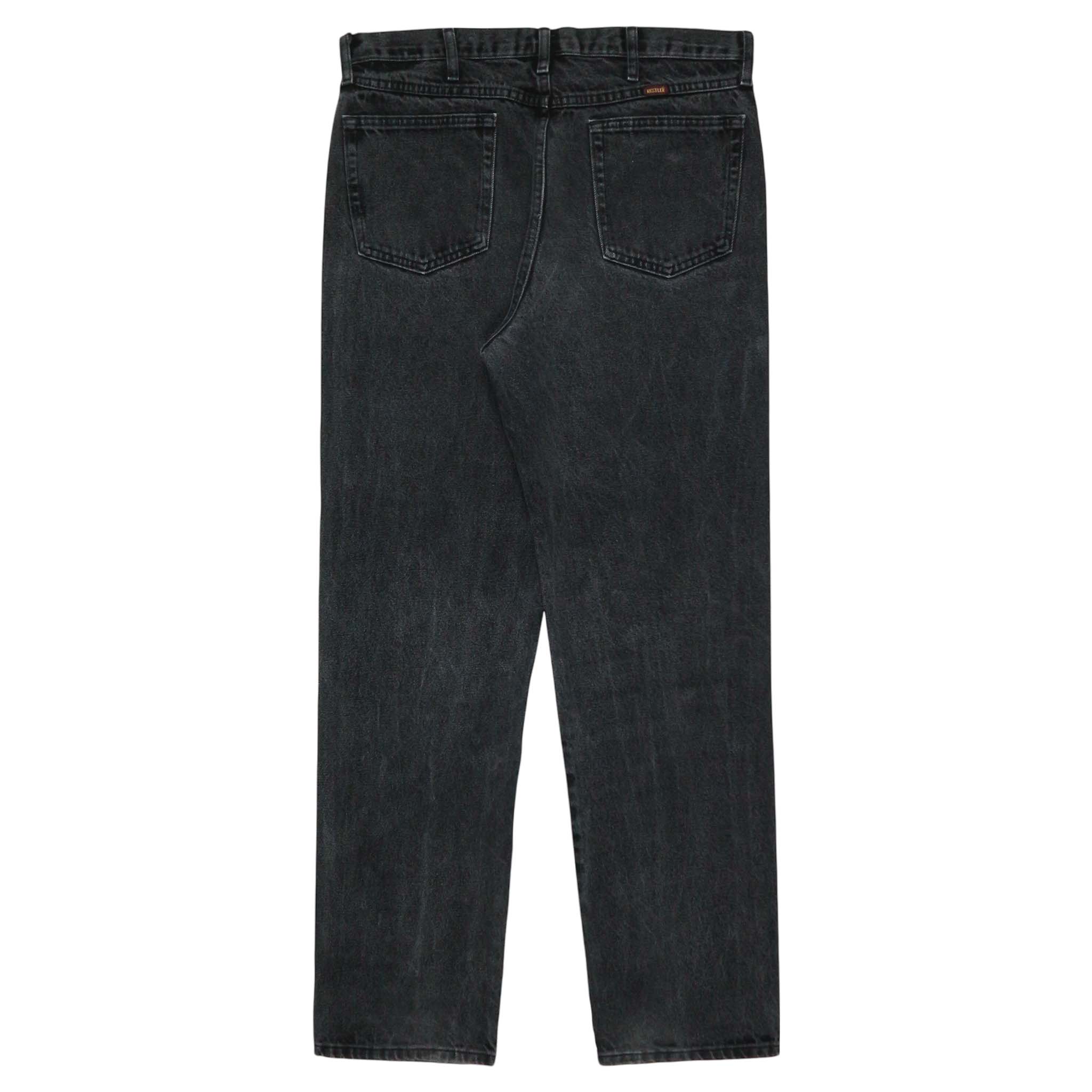 00s Rustler Black Denim Worker Jeans Size 36