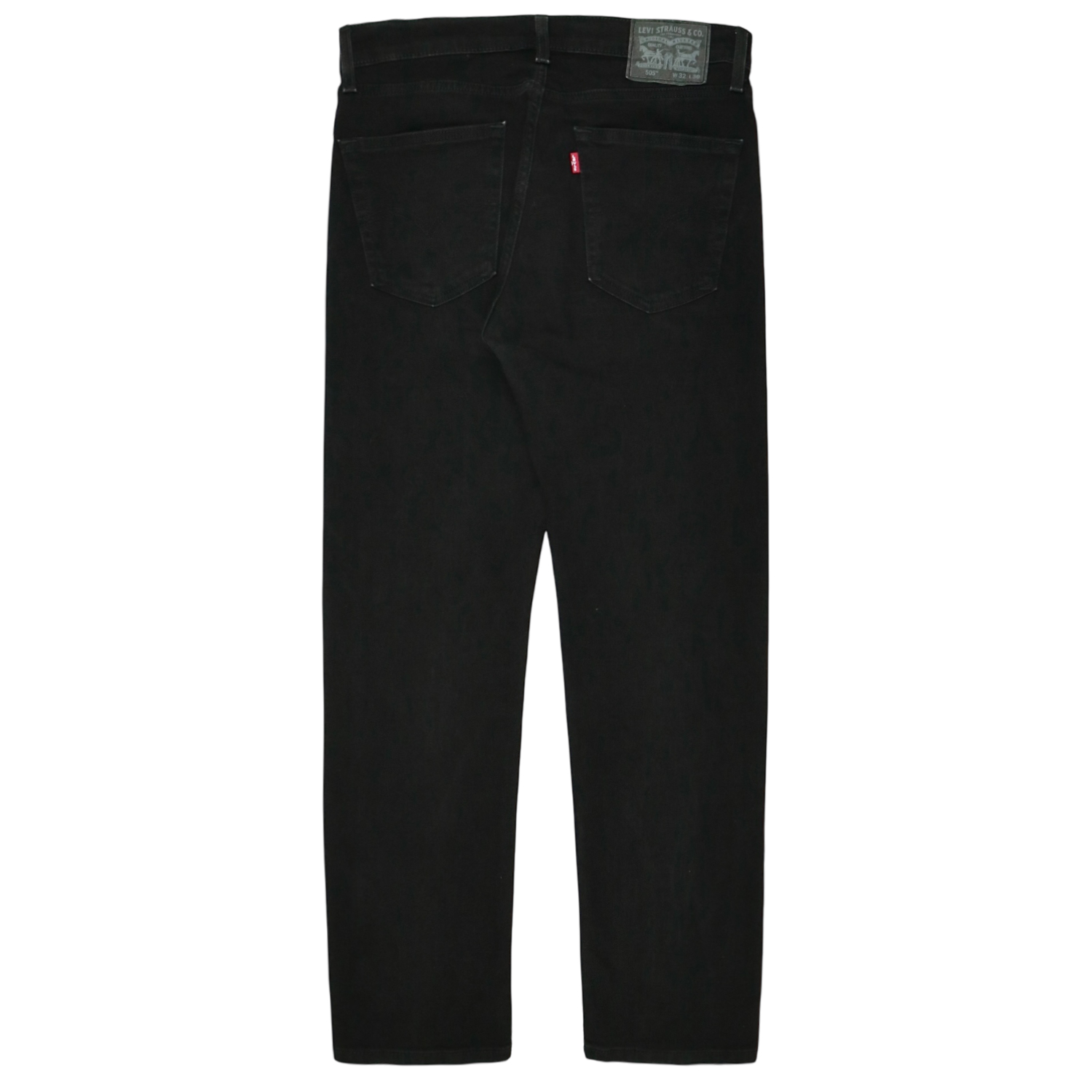 Levi's 505 Black Stretch Denim Jeans Size 32