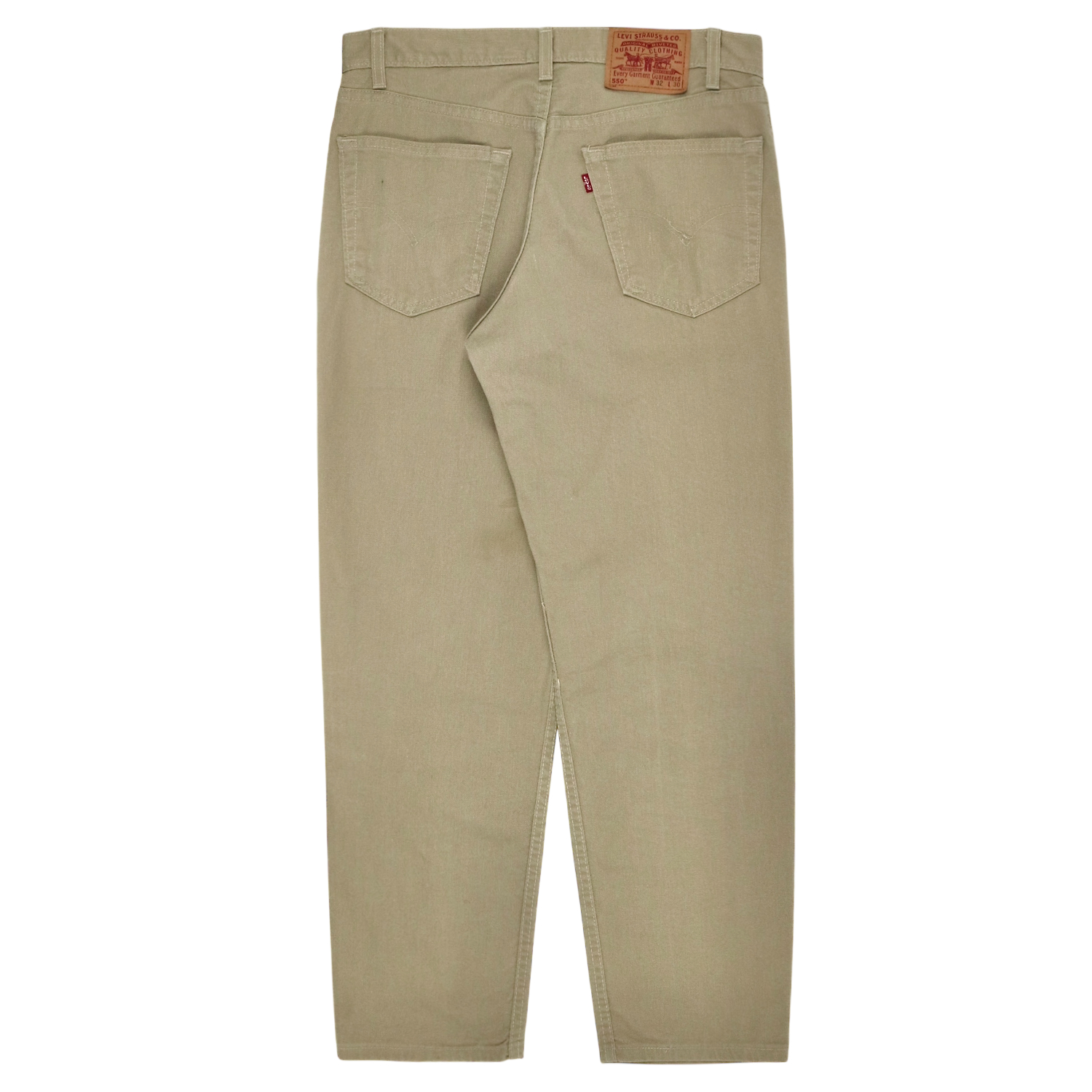 2000s Levi's 550 USA Beige Denim Jeans Size 32