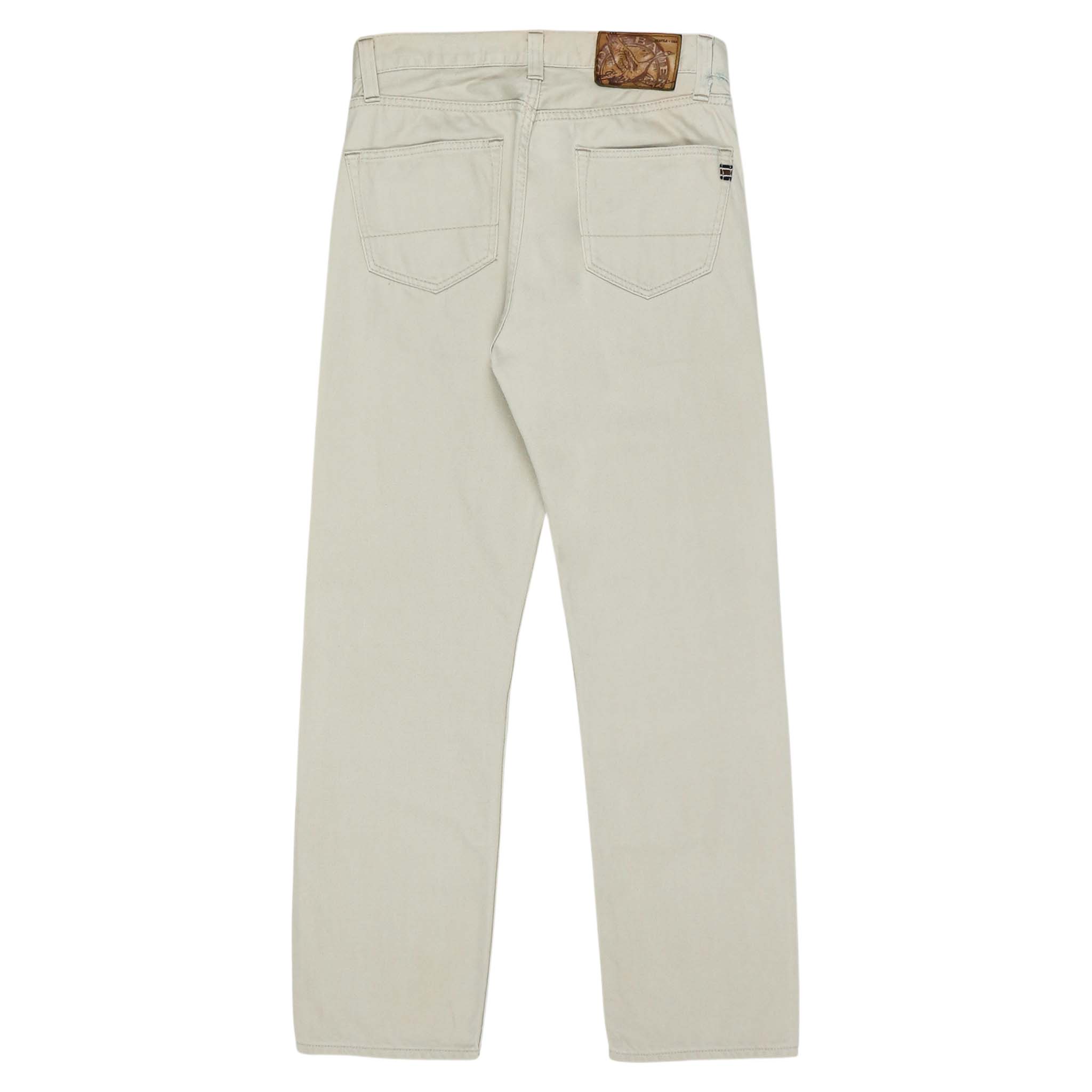 Eddie Bauer Cream White Selvedge Denim Jeans Size 29