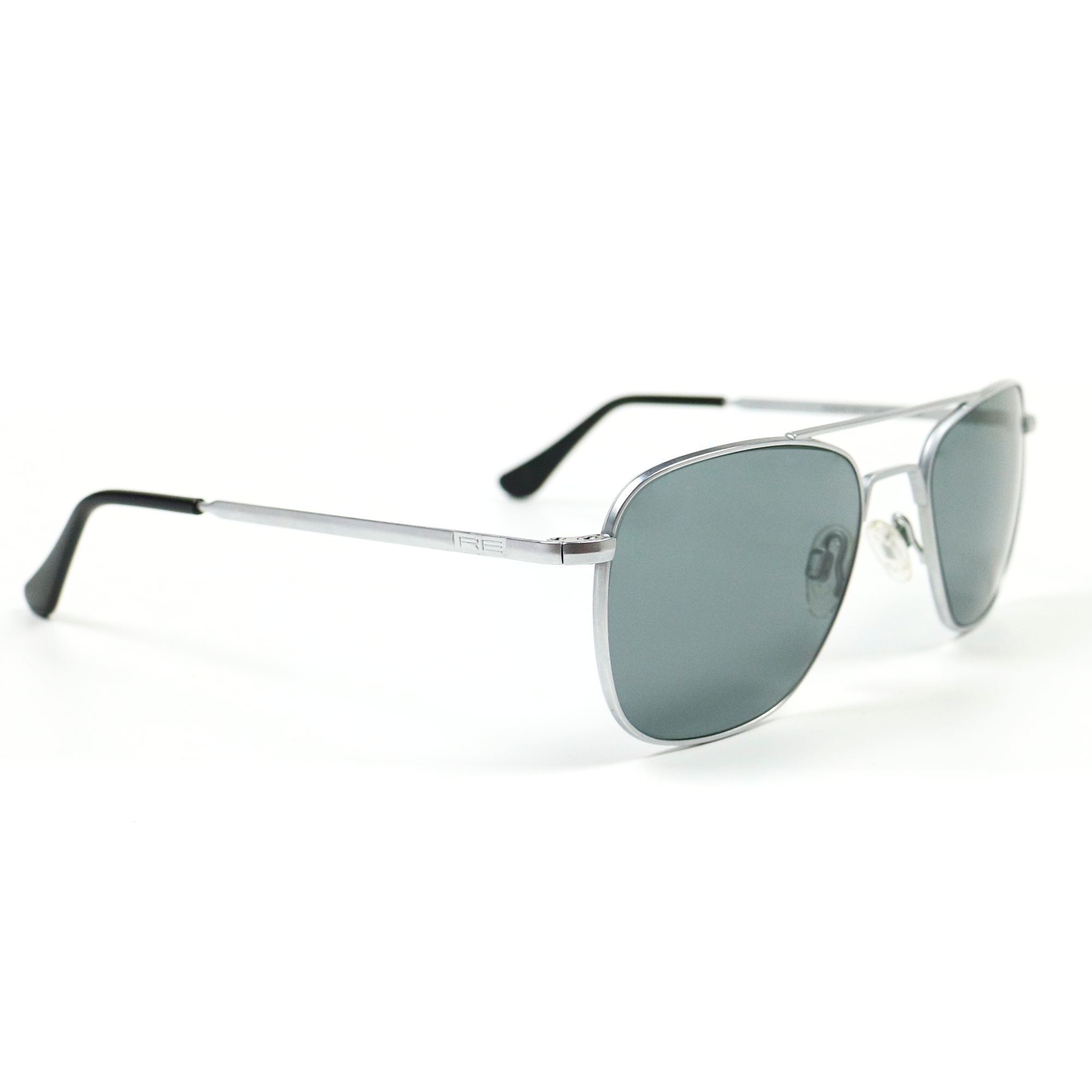 Randolph Engineering Aviator Matte Chrome Sunglasses [52-20]