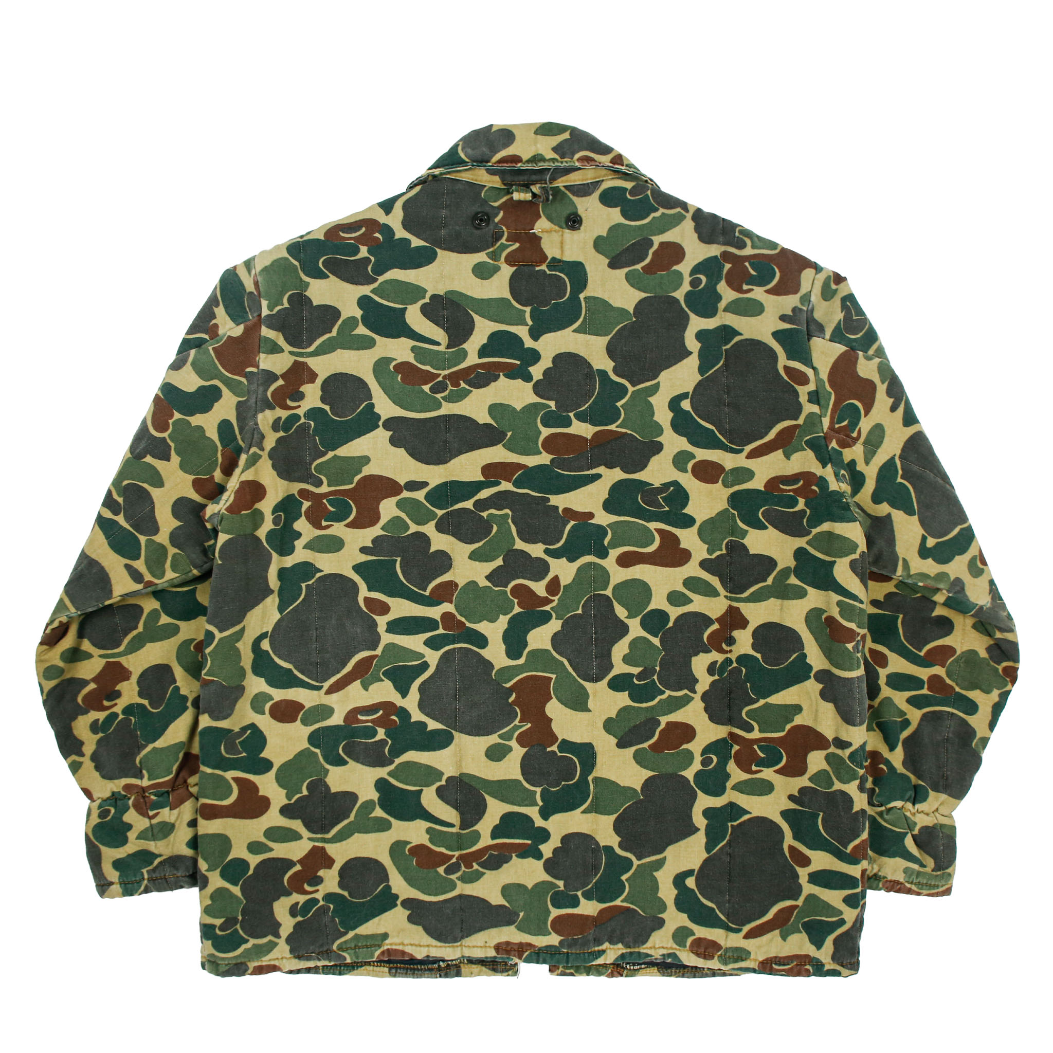 Vtg American Field Frog Camo Hunting Jacket Size L
