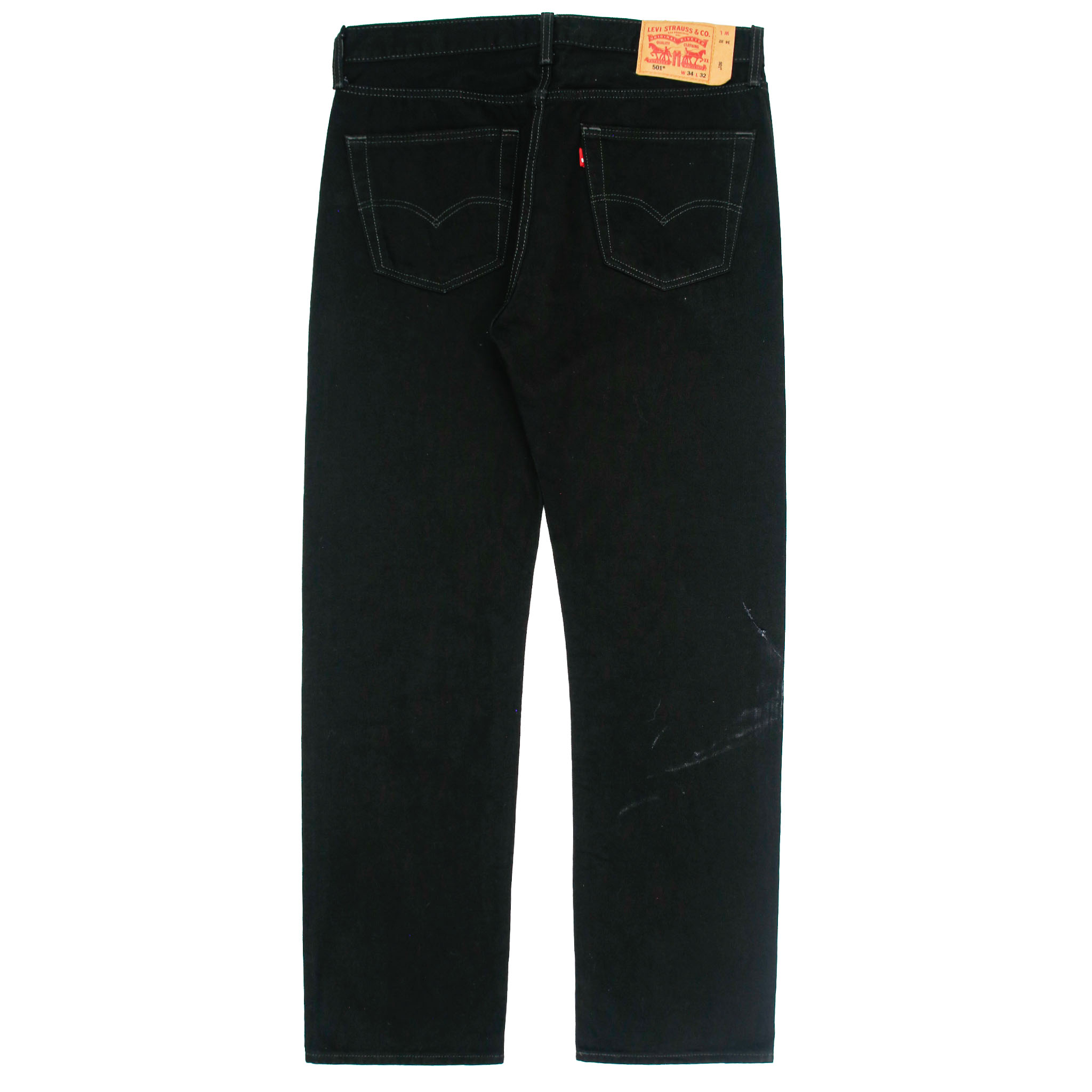 2020s Levi's 501 Black Denim Jeans Size 34