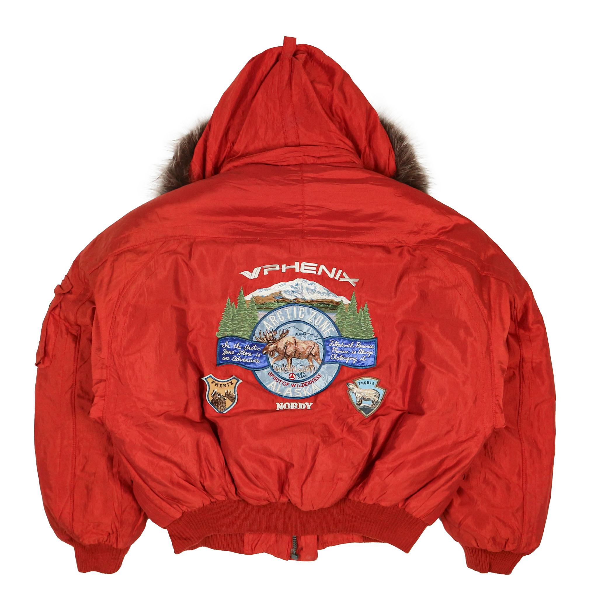 Phenix Brand Hooded Down Jacket Size L