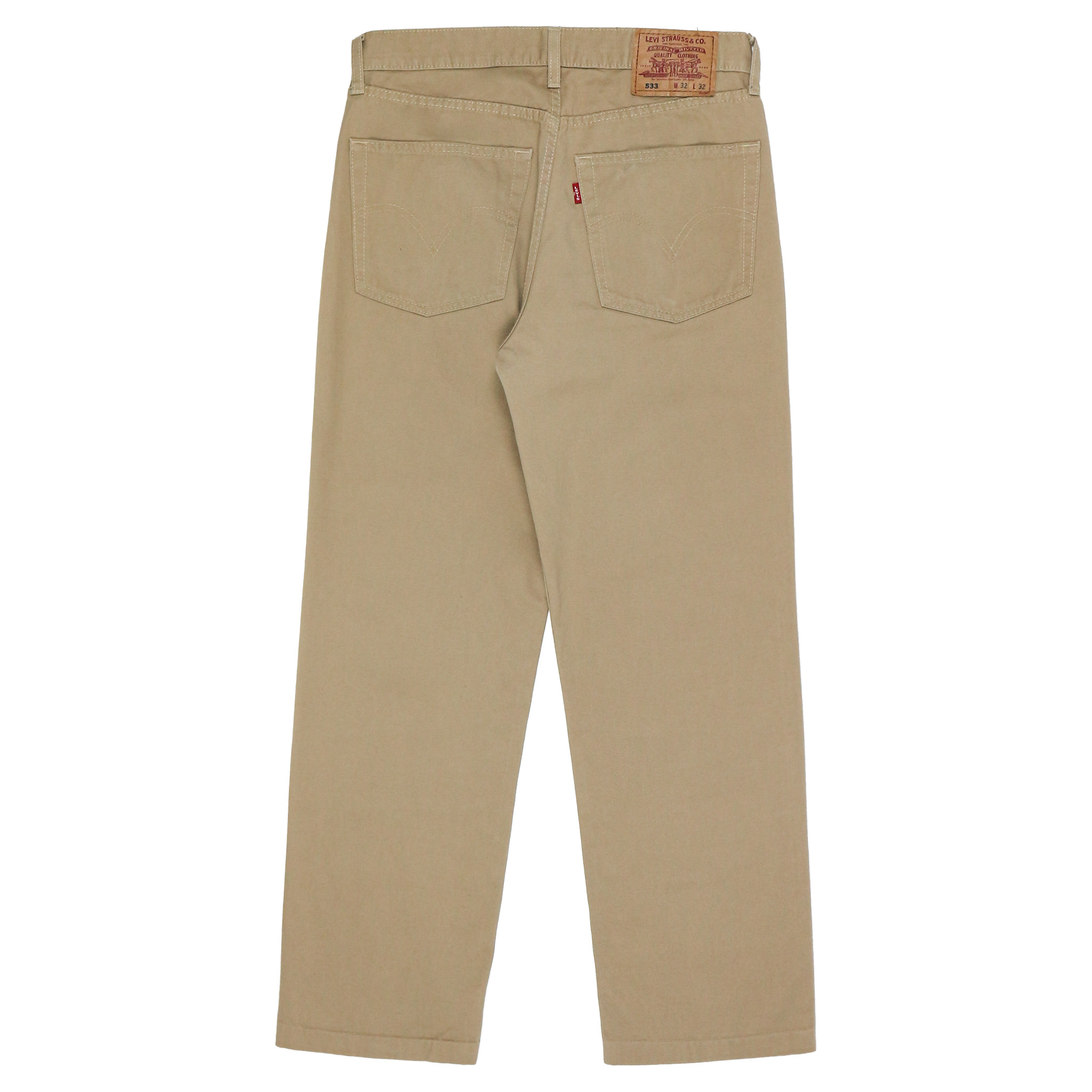00s Levi's 533 Beige Denim Jeans Size 31