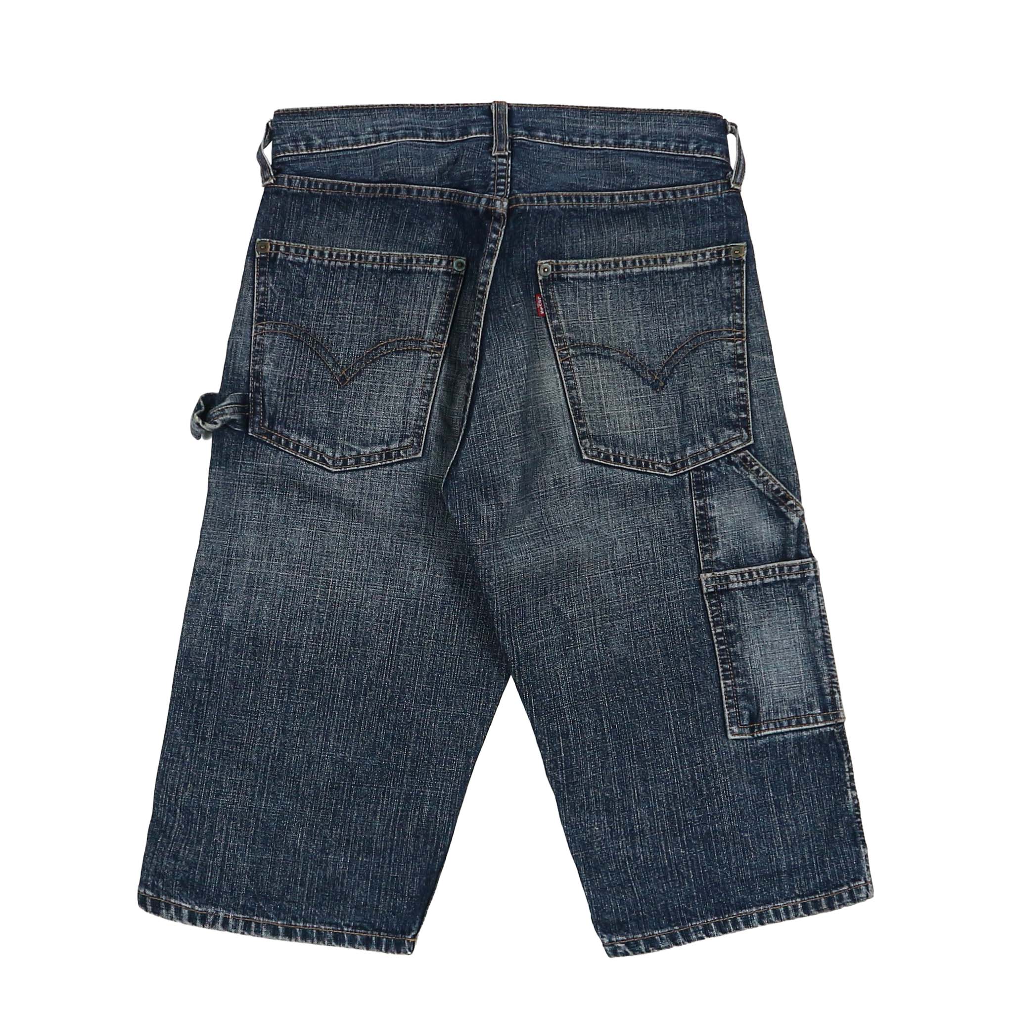 00s Levi's Denim Slim Carpenter Shorts Size 28