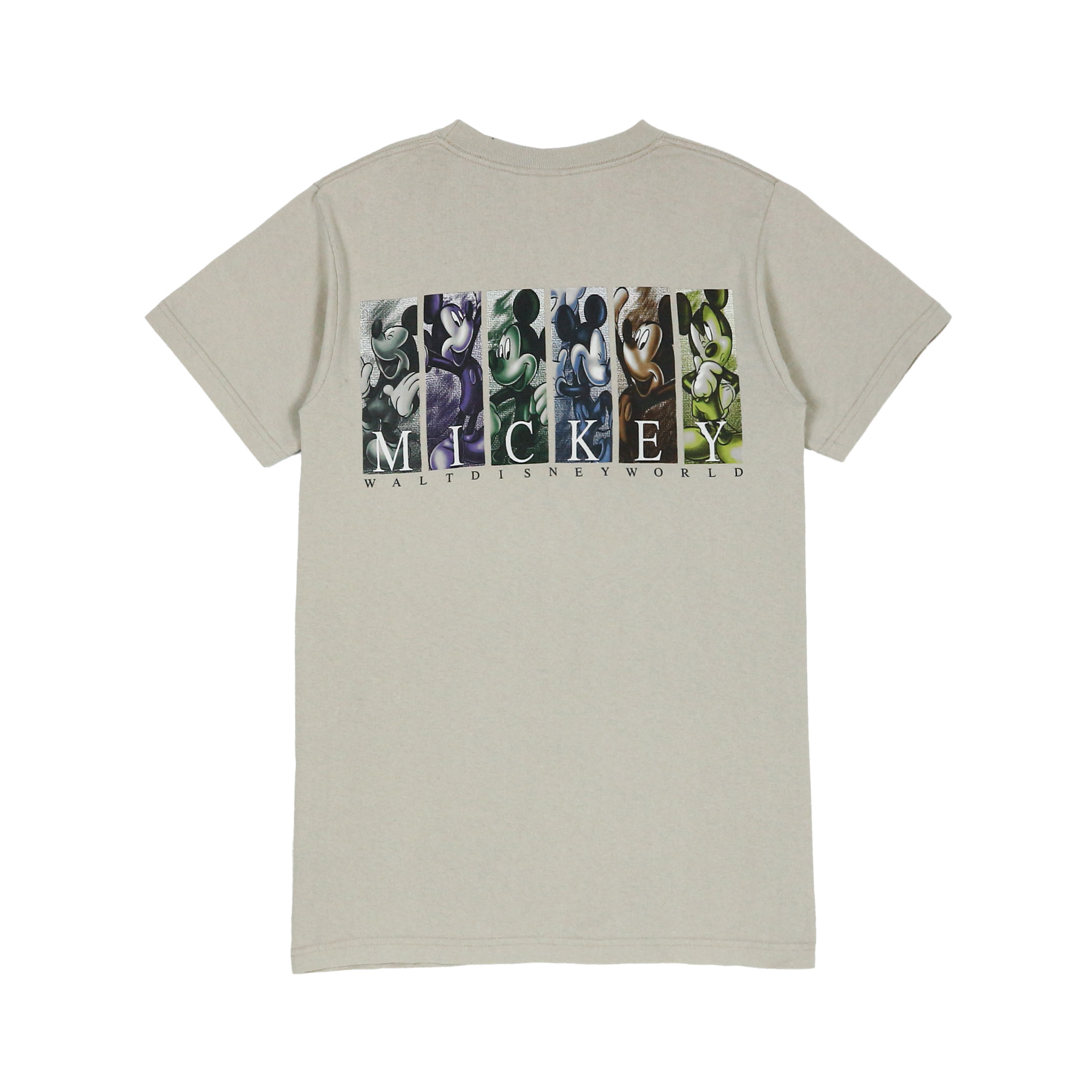 Vtg Disney Made in USA Mickey Print T-Shirt Size S