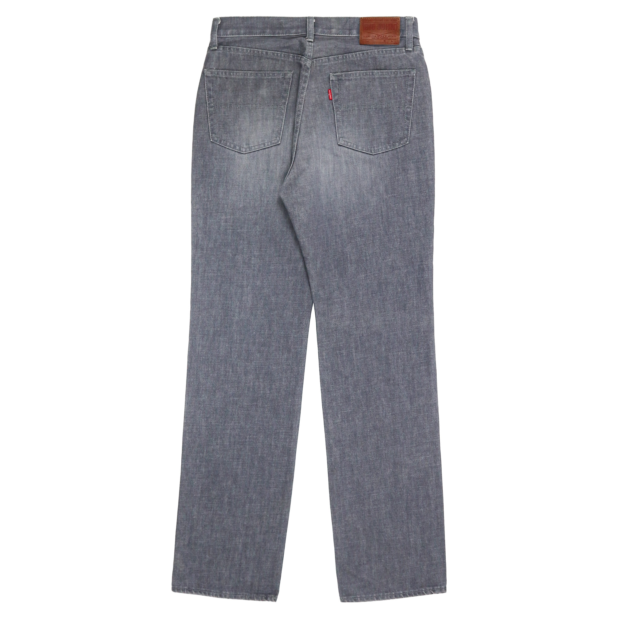 Big John Grey Wash Straight Denim Jeans Size 31