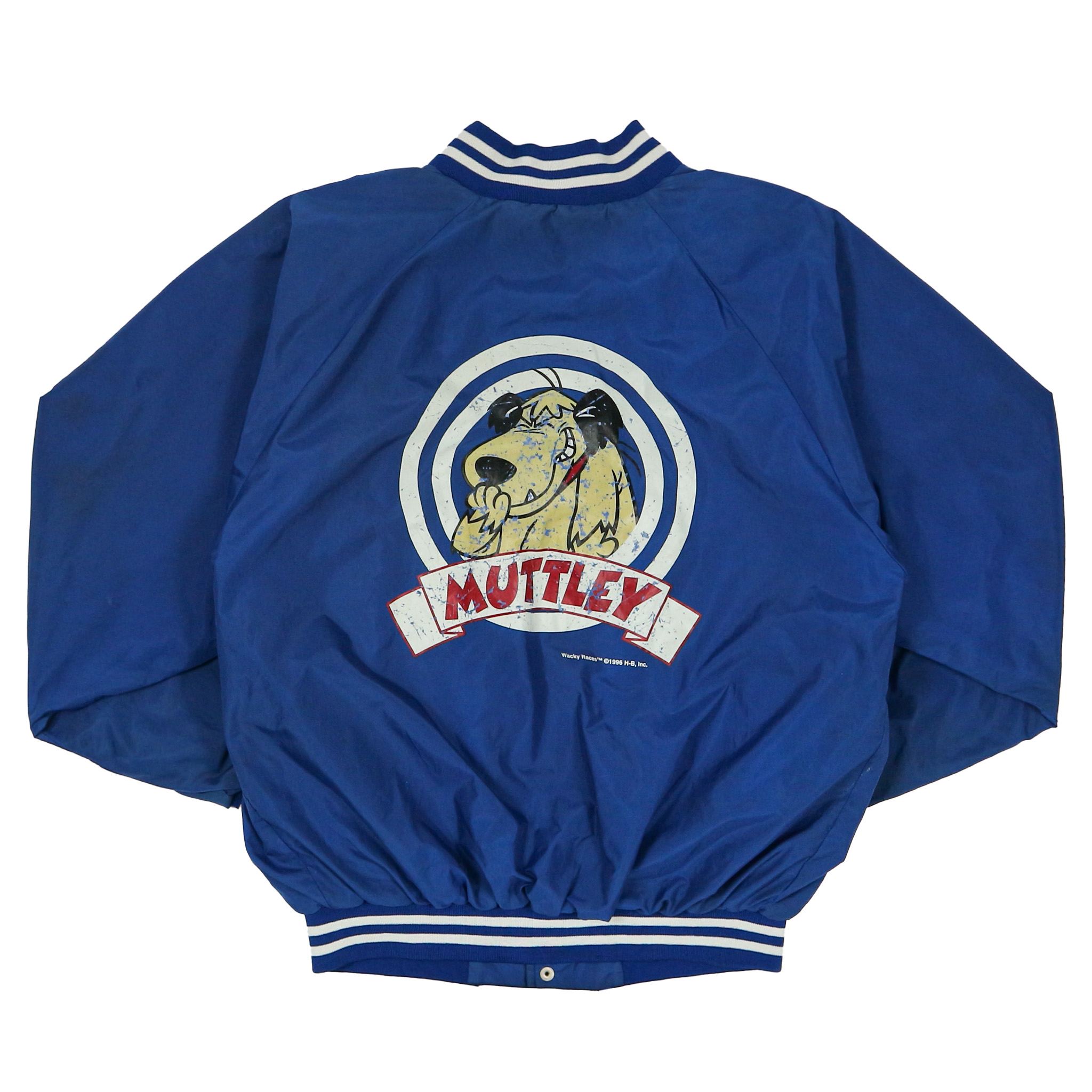Vtg 90s Mobil Wacky Races Sport Jacket Size M