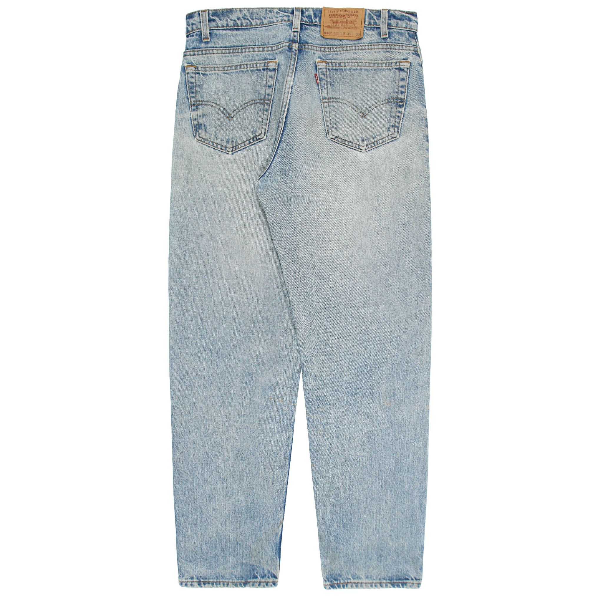 90s Levi's 550 Made in USA Denim Jeans Size 35